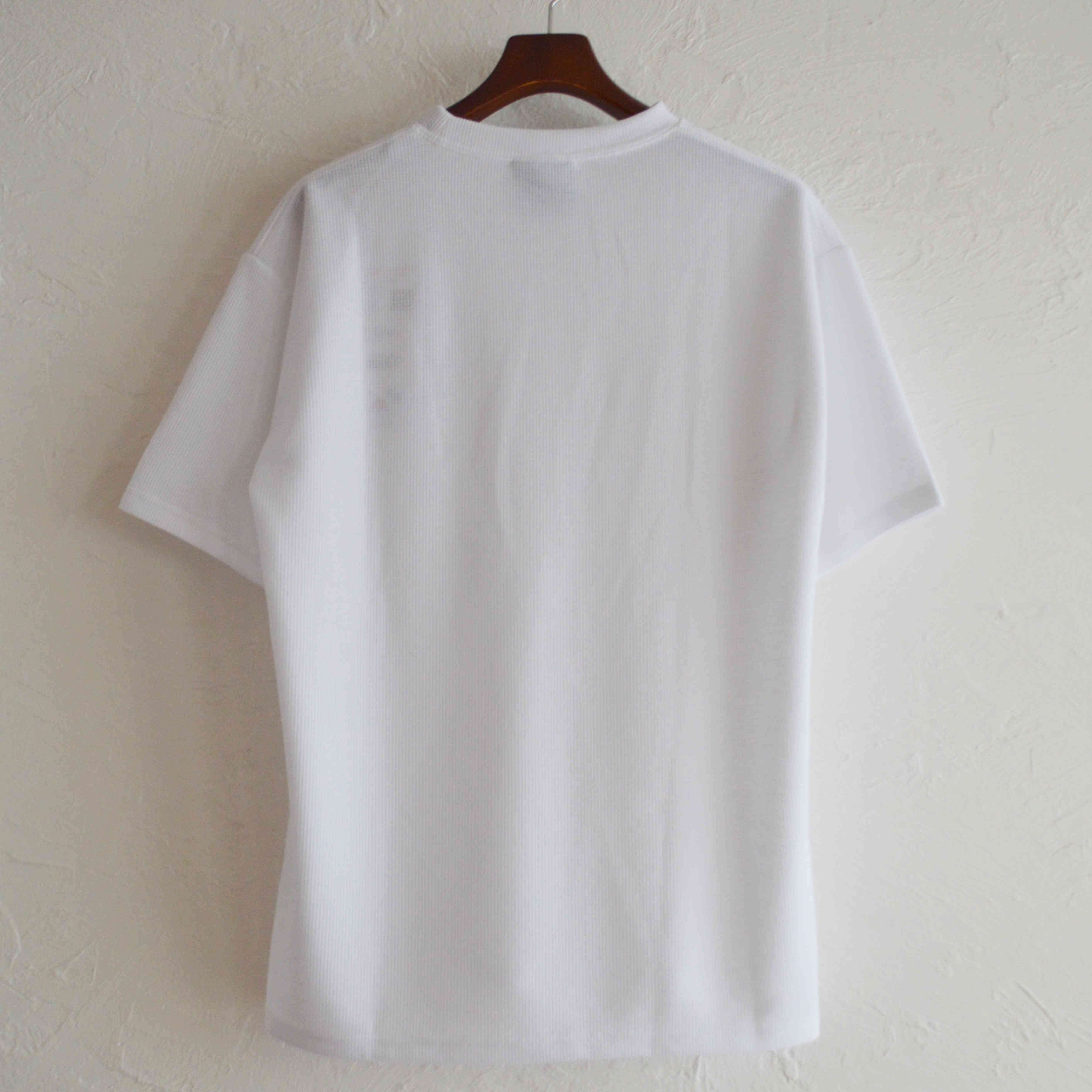 MOUNTAIN EQUIPMENT / QD ECO WAFFLE POCKET TEE (WHITE)