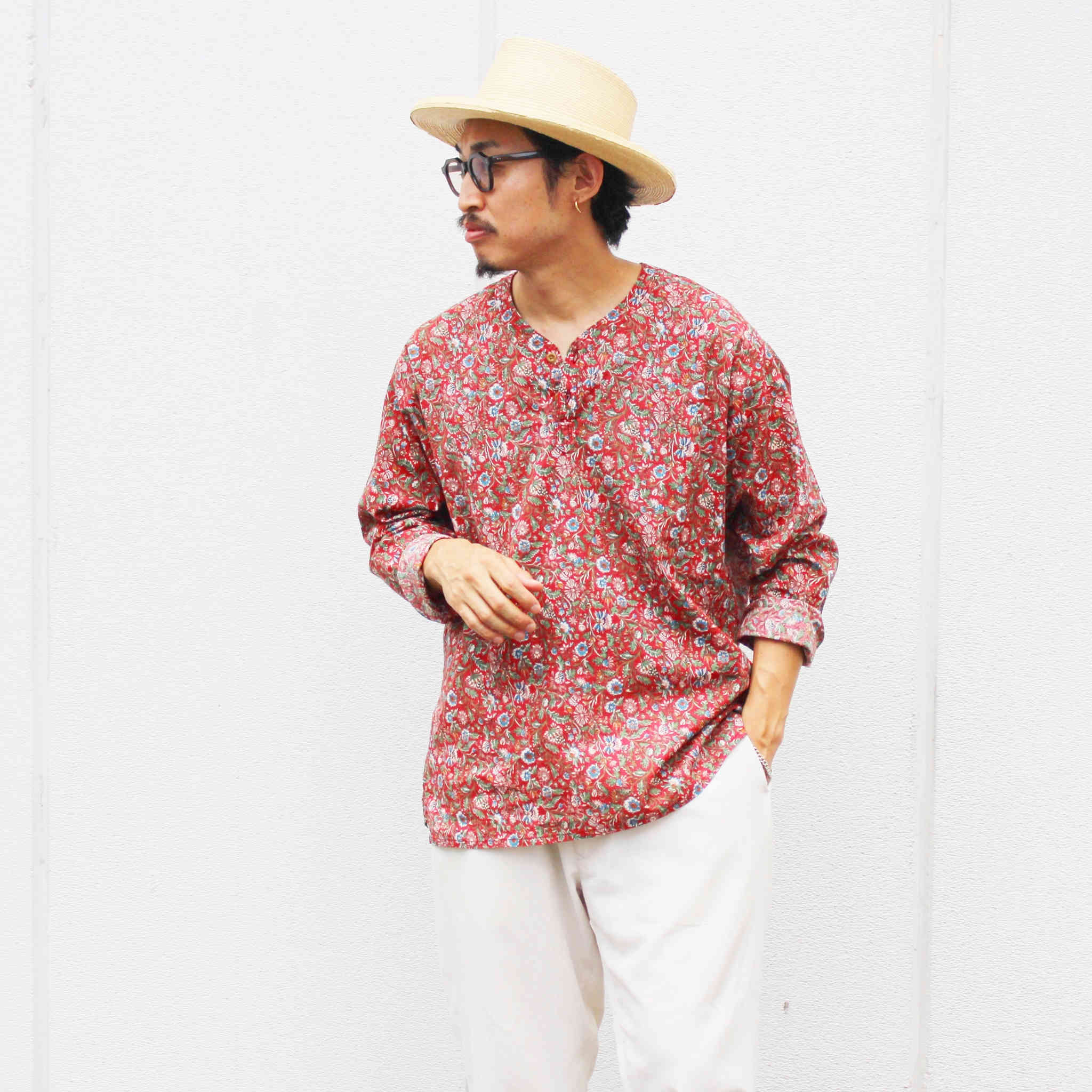 Nasngwam. ナスングワム / VAGRANT SHIRTS バグラントシャツ (RED レッド)