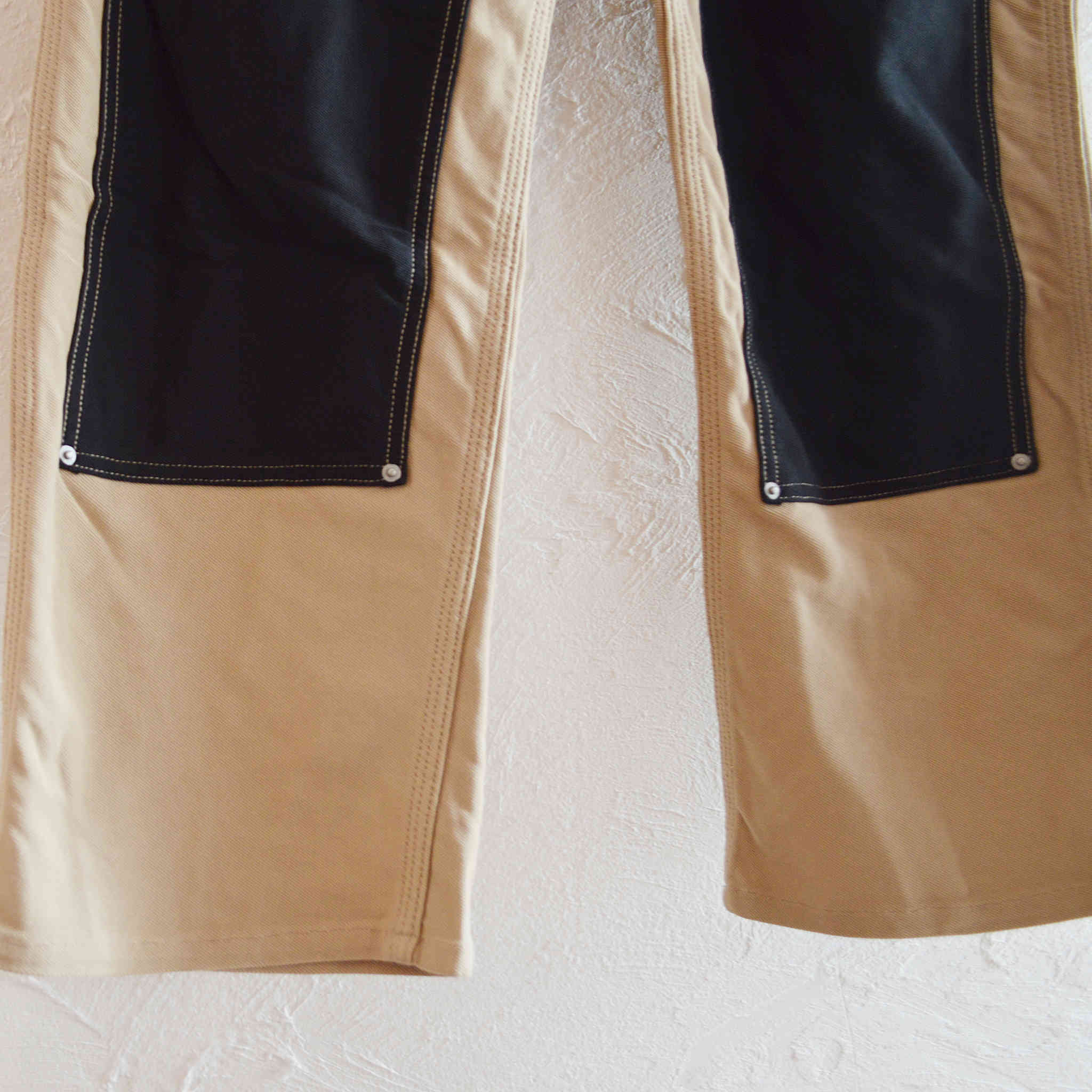 Nasngwam. / DOUBLE KNEE PANTS (BLACK)