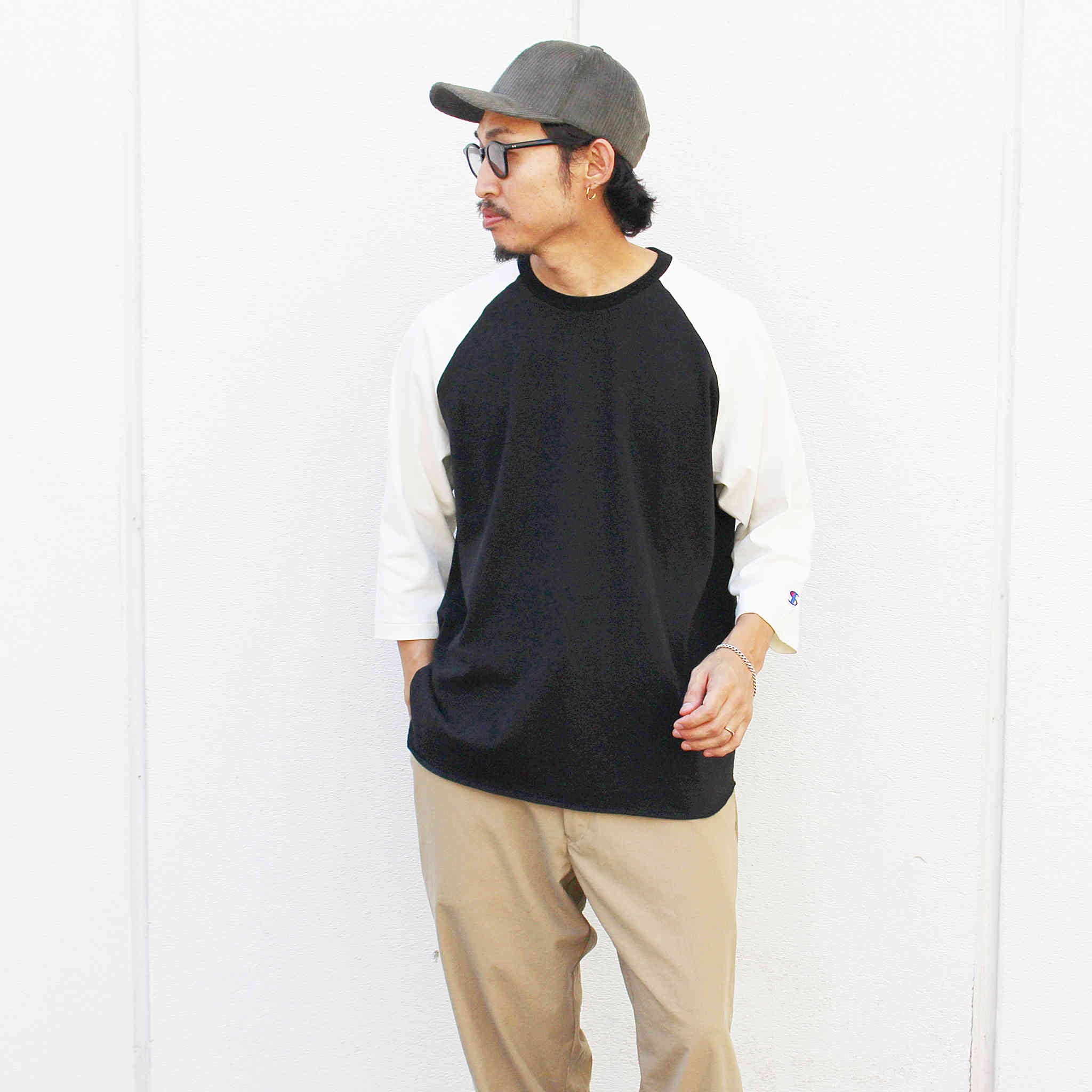 IMPRESTORE / ARNOLD RAGLAN SLEEVE T-SHIRT (BLACK)