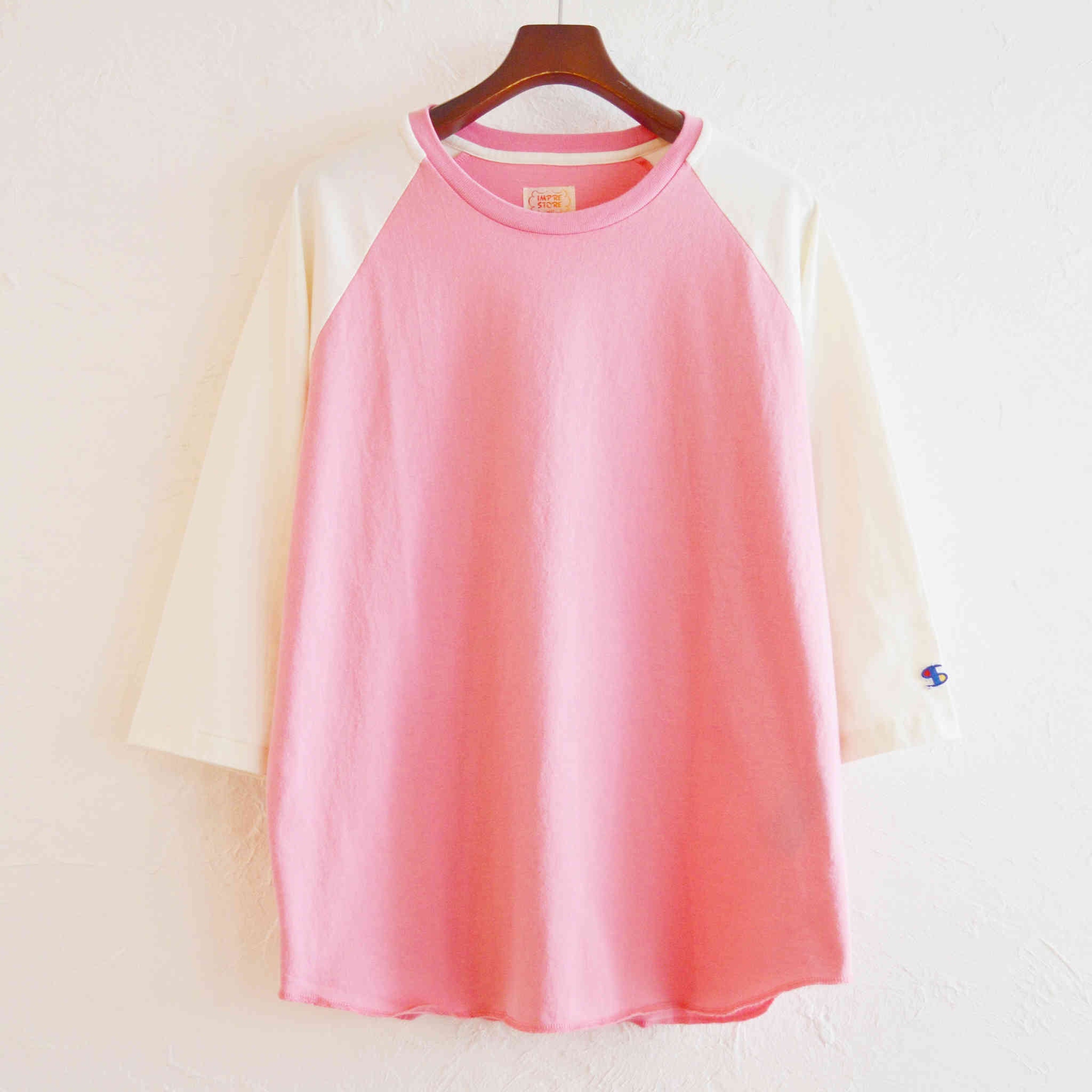 IMPRESTORE / ARNOLD RAGLAN SLEEVE T-SHIRT (PINK)