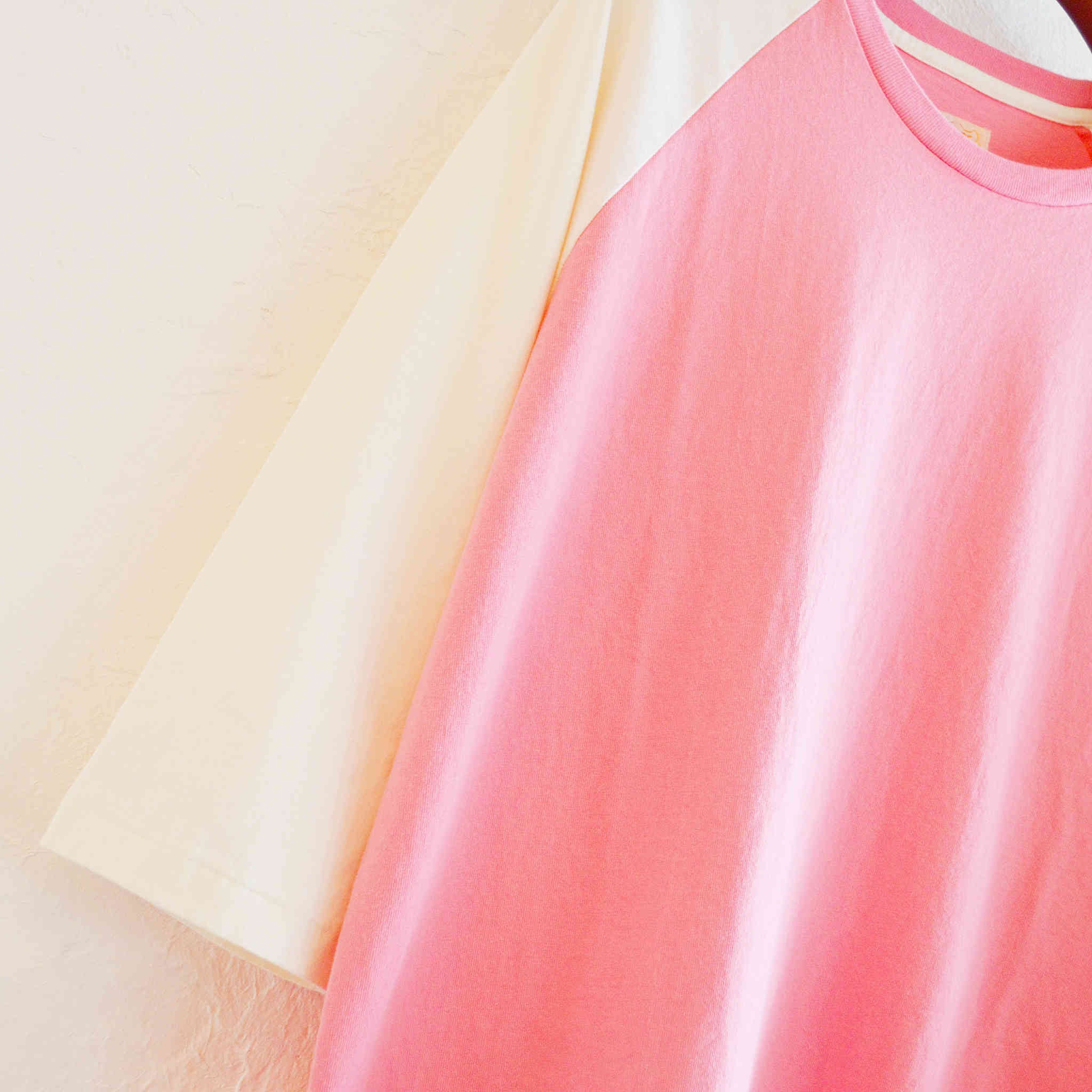 IMPRESTORE / ARNOLD RAGLAN SLEEVE T-SHIRT (PINK)