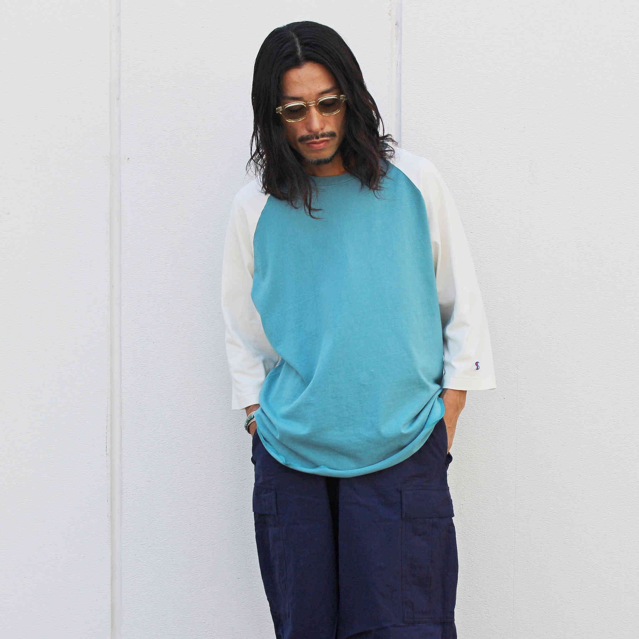 IMPRESTORE / ARNOLD RAGLAN SLEEVE T-SHIRT (BLUE)