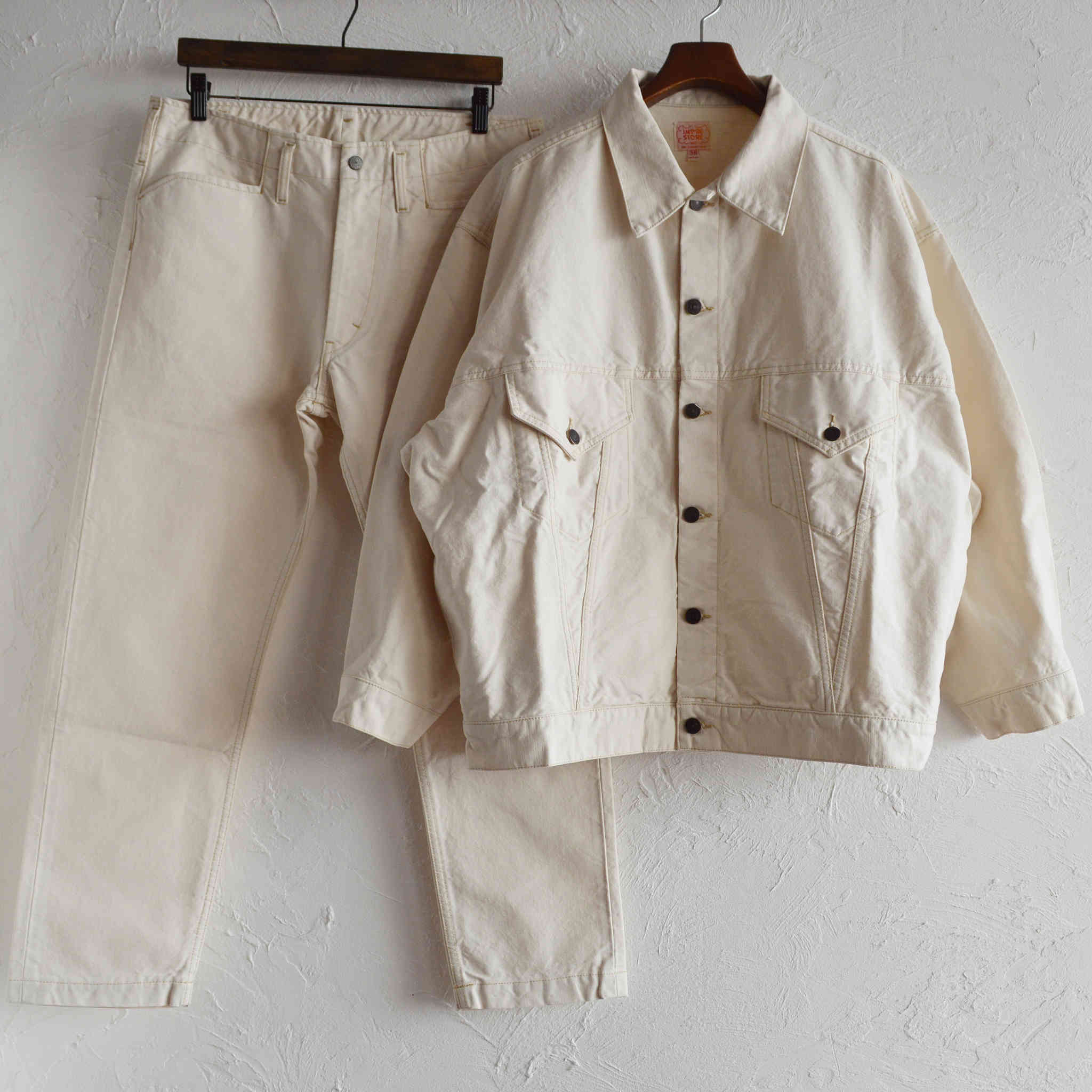 IMPRESTORE / HEALY | DENIM FRISCO PANTS【TIGHT STRAIGHT】(NATURAL)