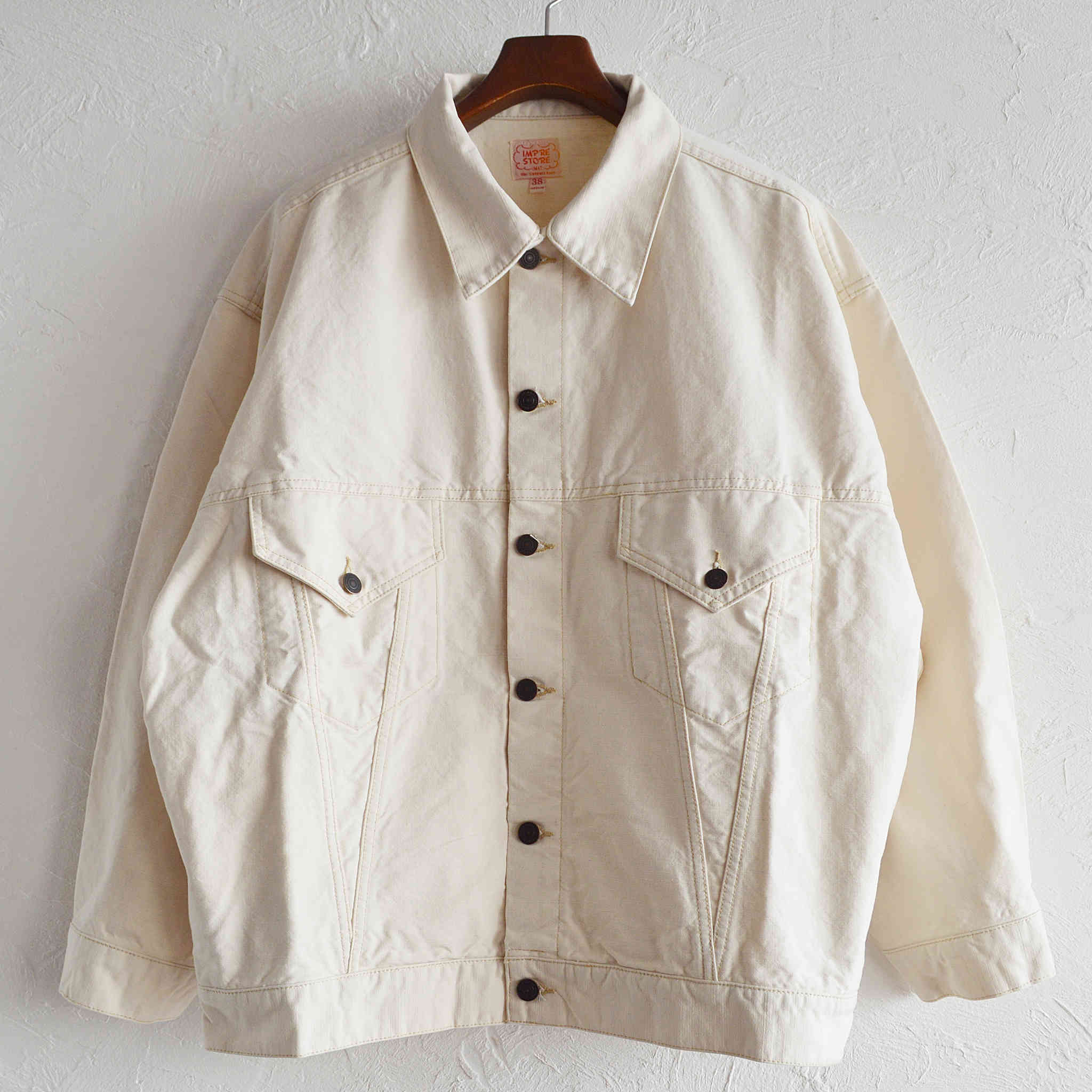 IMPRESTORE / MARY | DENIM TRUCKER COAT (NATURAL)