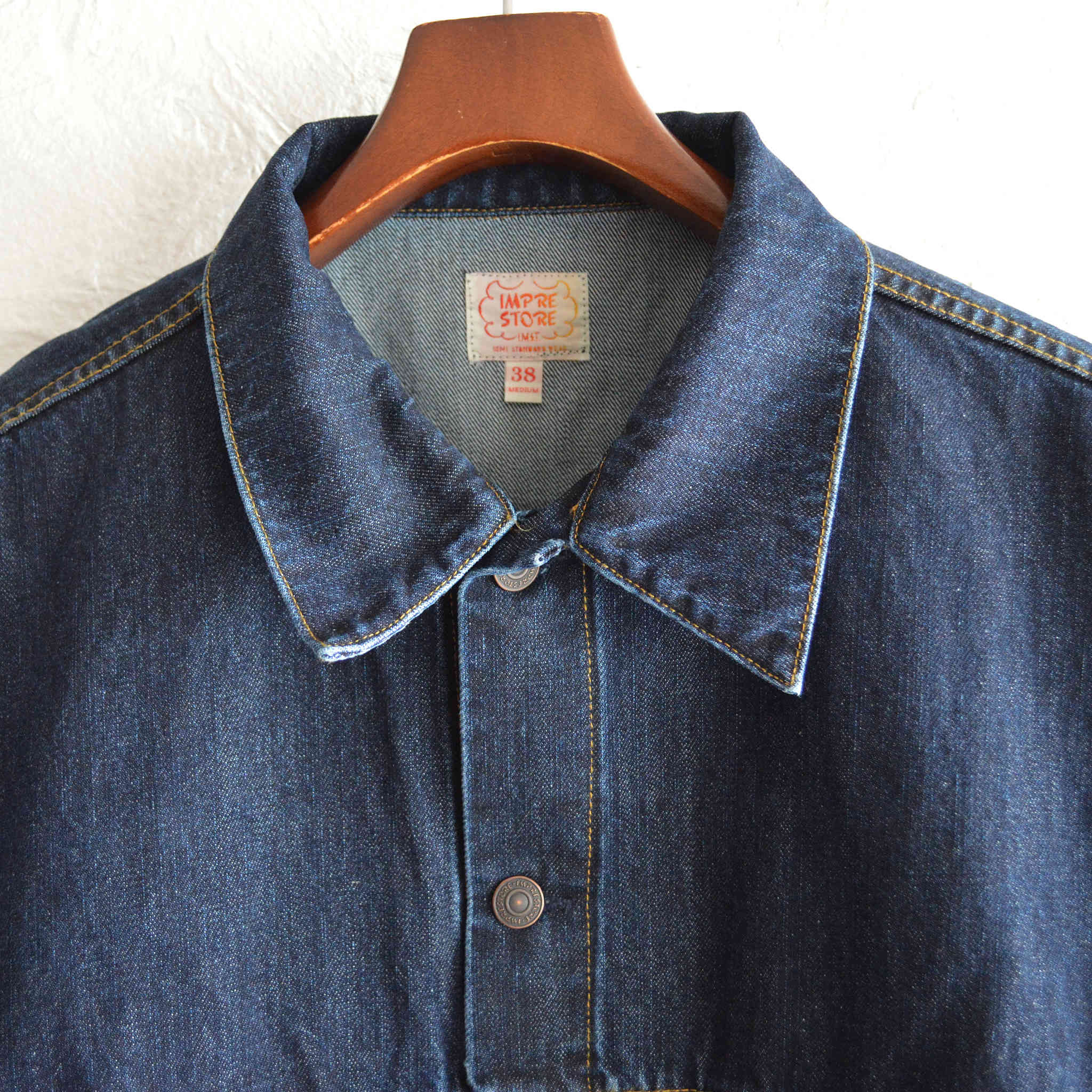 IMPRESTORE / MARY | DENIM TRUCKER COAT (INDIGO ViINTAGE WASH)