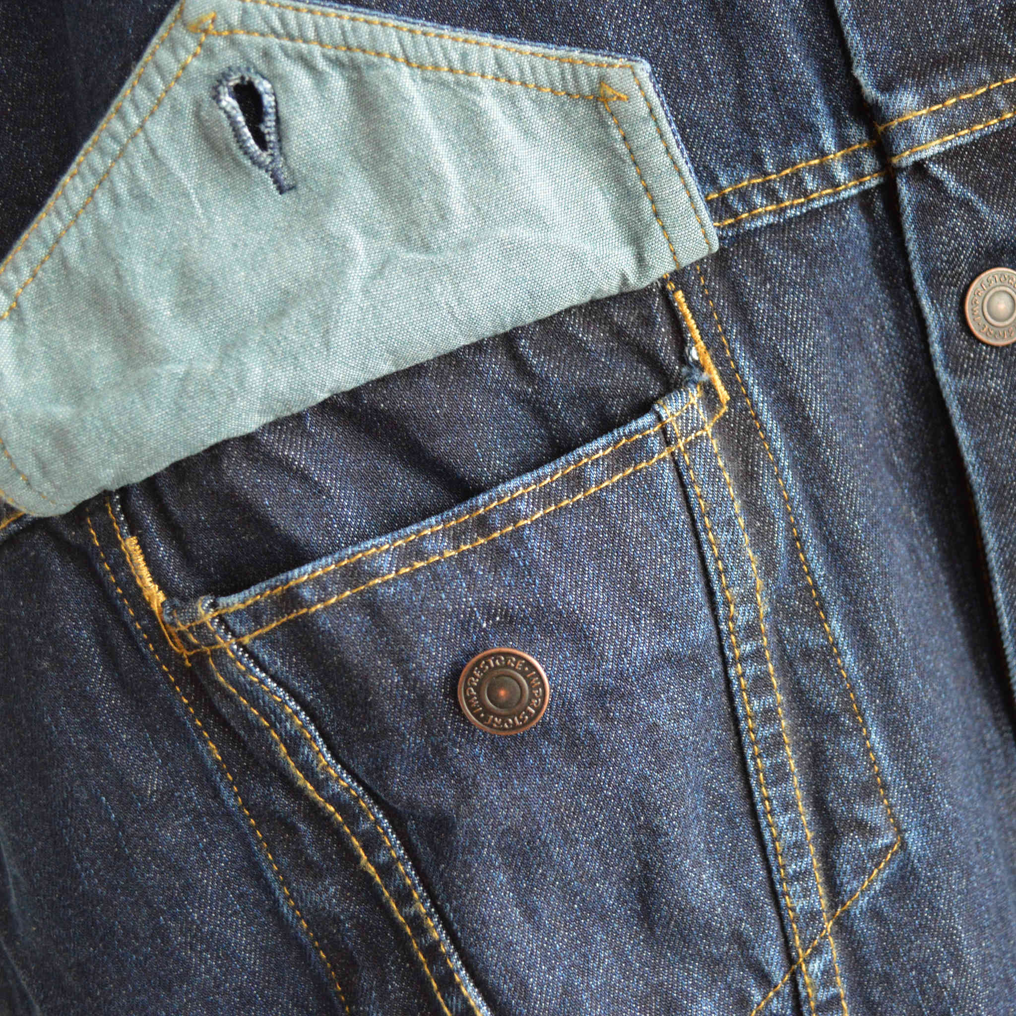 IMPRESTORE / MARY | DENIM TRUCKER COAT (INDIGO ViINTAGE WASH)