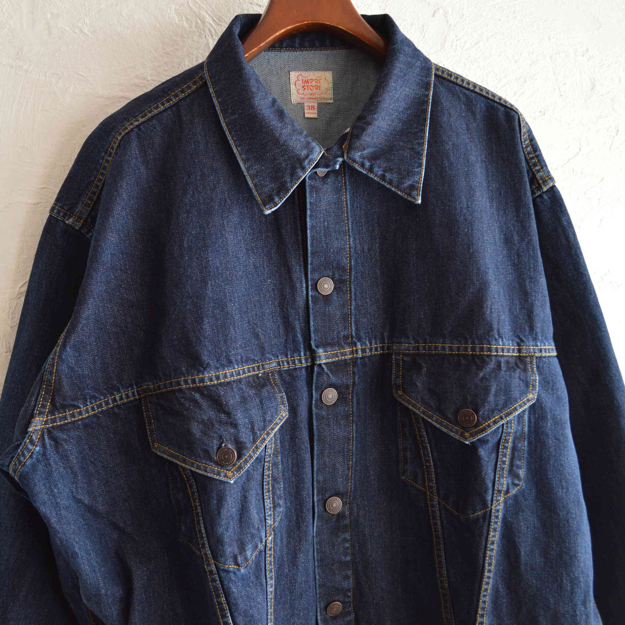 IMPRESTORE / MARY | DENIM TRUCKER COAT (INDIGO ViINTAGE WASH)