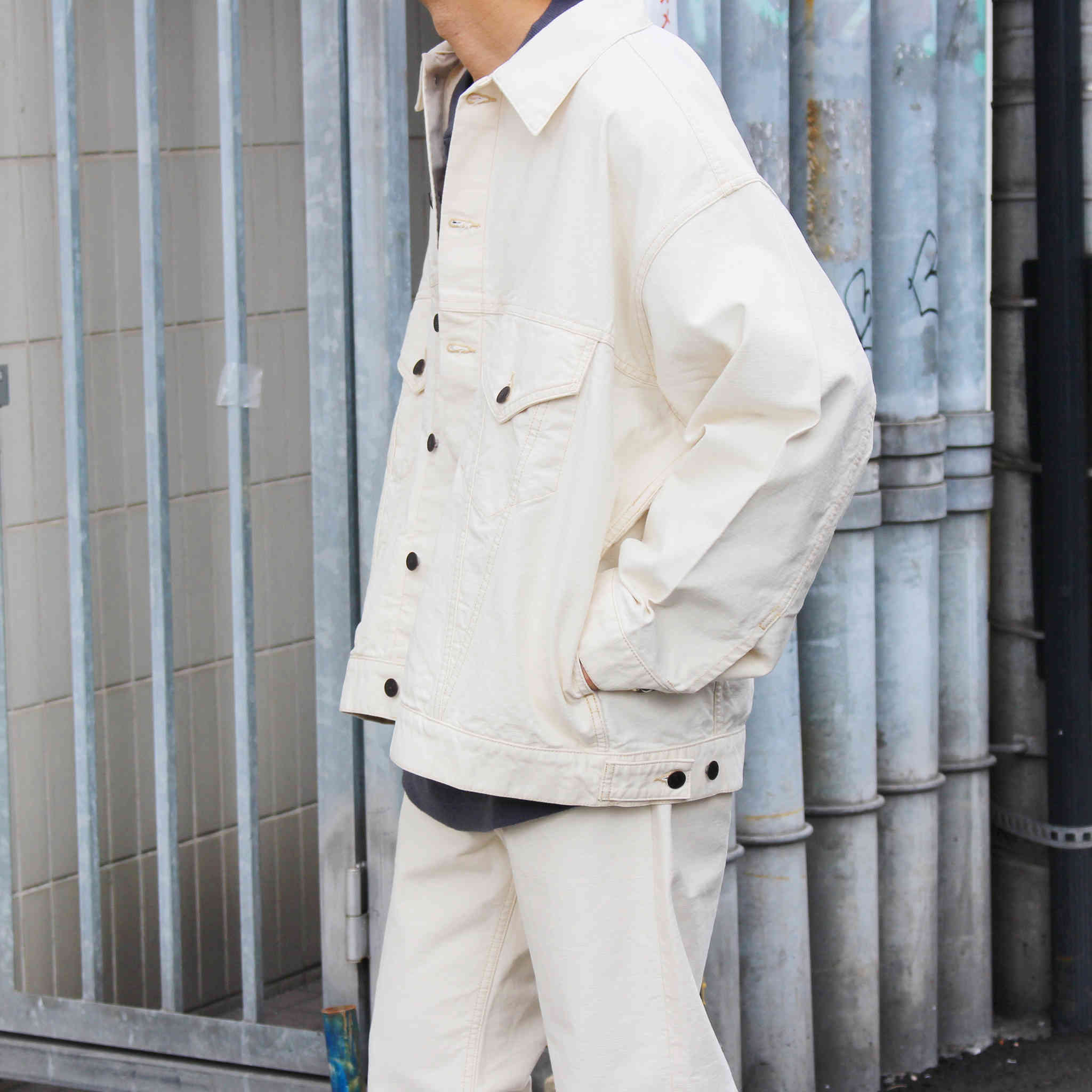 IMPRESTORE / MARY | DENIM TRUCKER COAT (NATURAL)