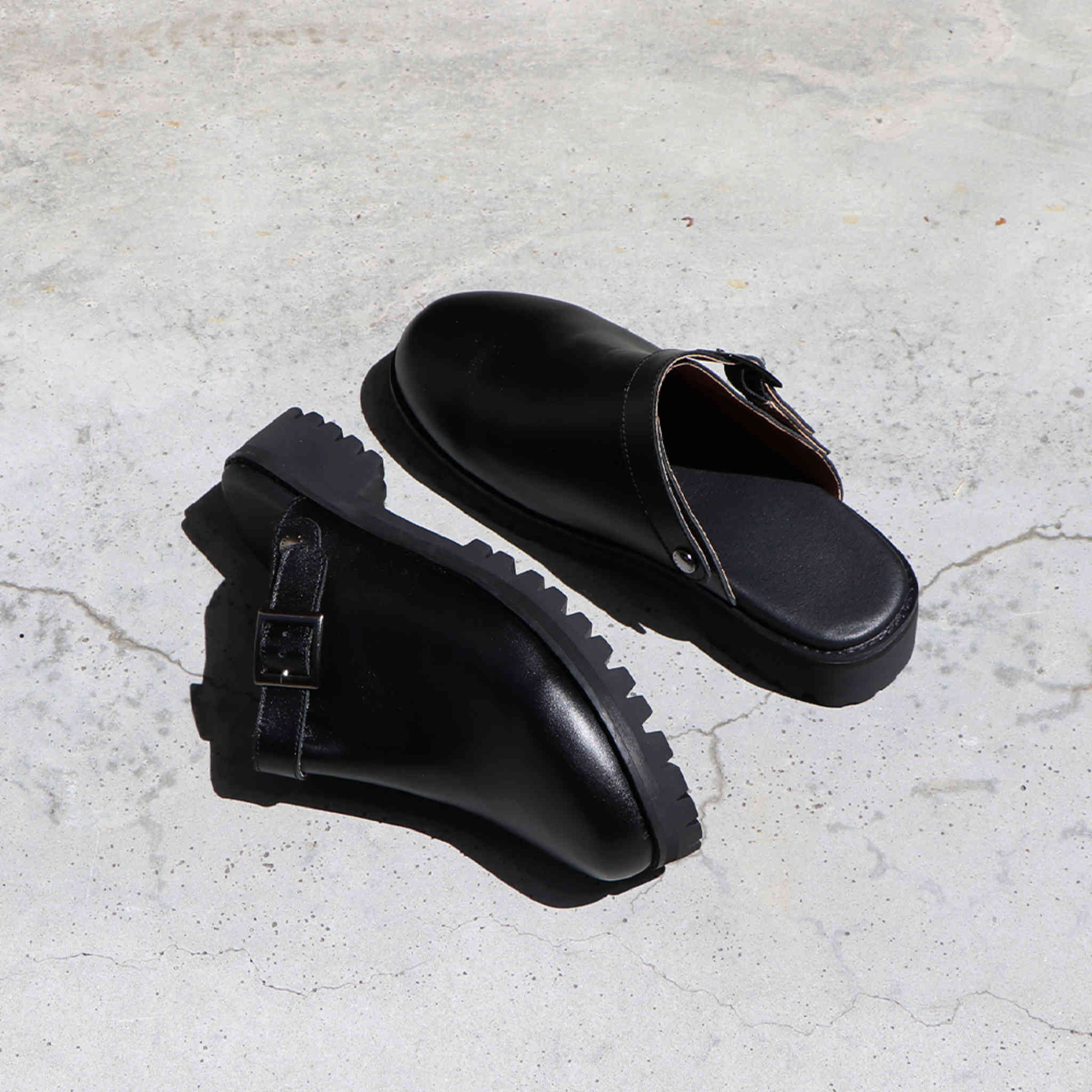 molle shoes  モールシューズ / ENGINEER SANDAL エンジニアサンダル (BLACK ブラック）