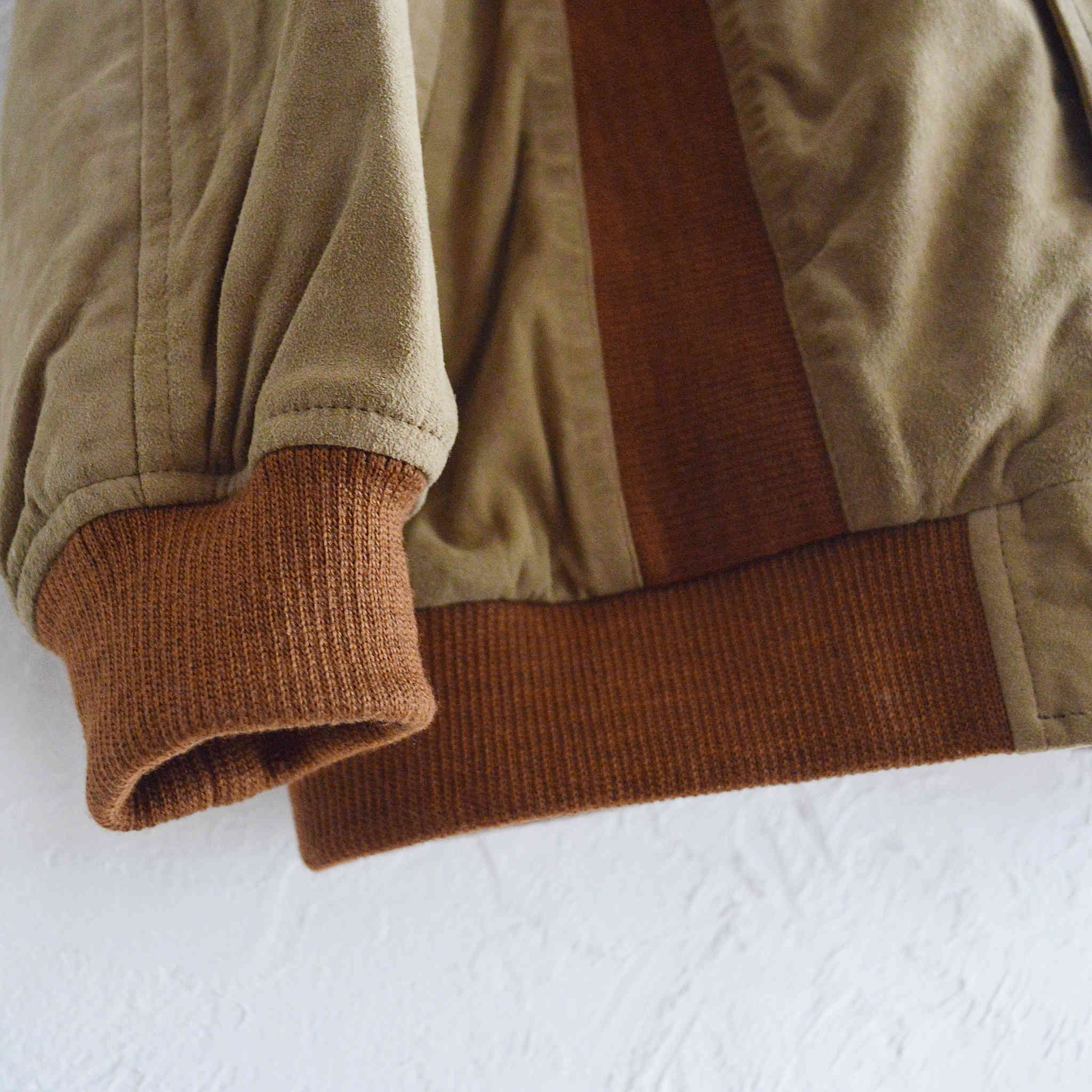 Nasngwam. ナスングワム / ROOT LEATHER CARDIGAN ルートレザーカーディガン (BROWN ブラウン)