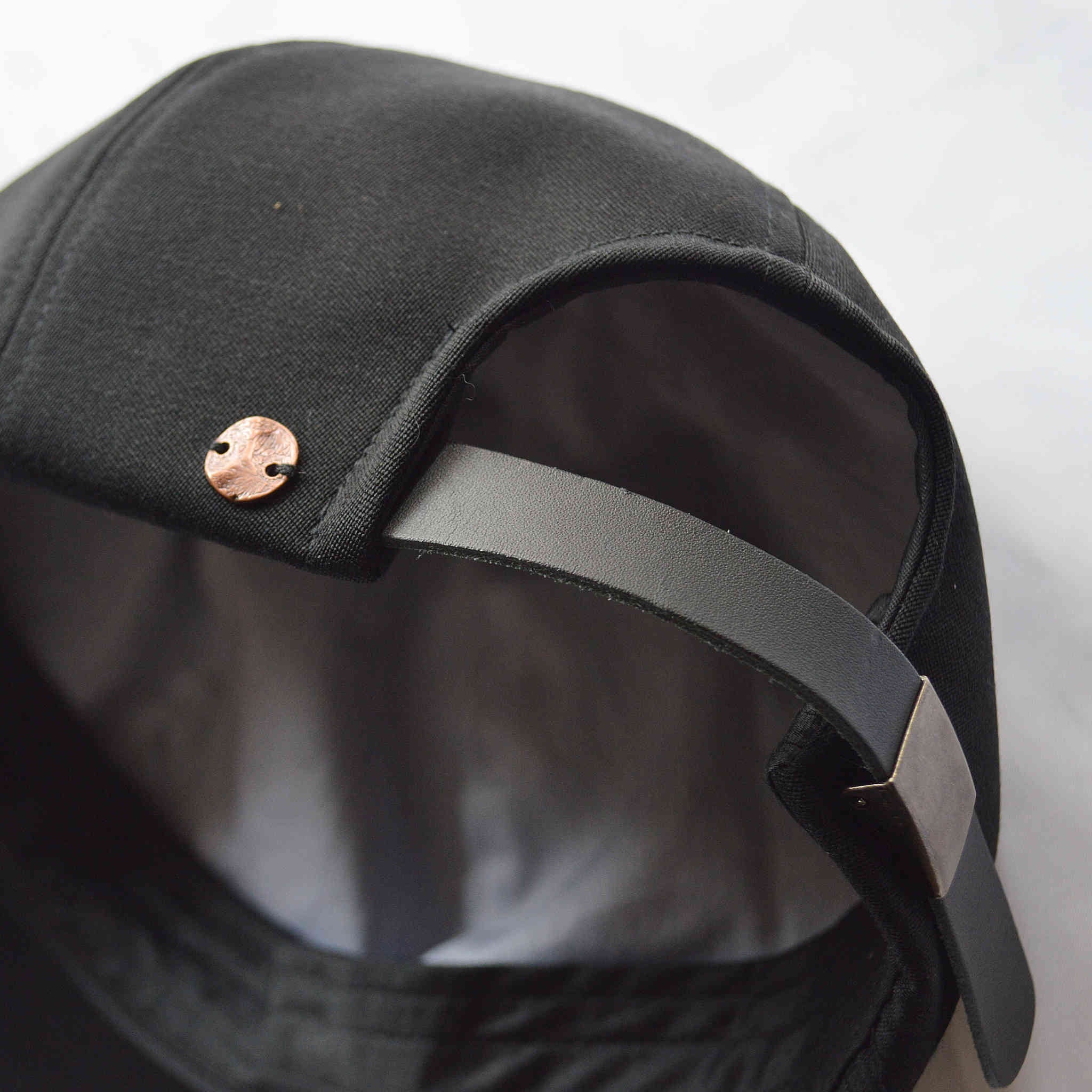 morno モーノ / IMPORT FABRIC BLACK CAP インポートファブリックブラックキャップ (BLACK ブラック)