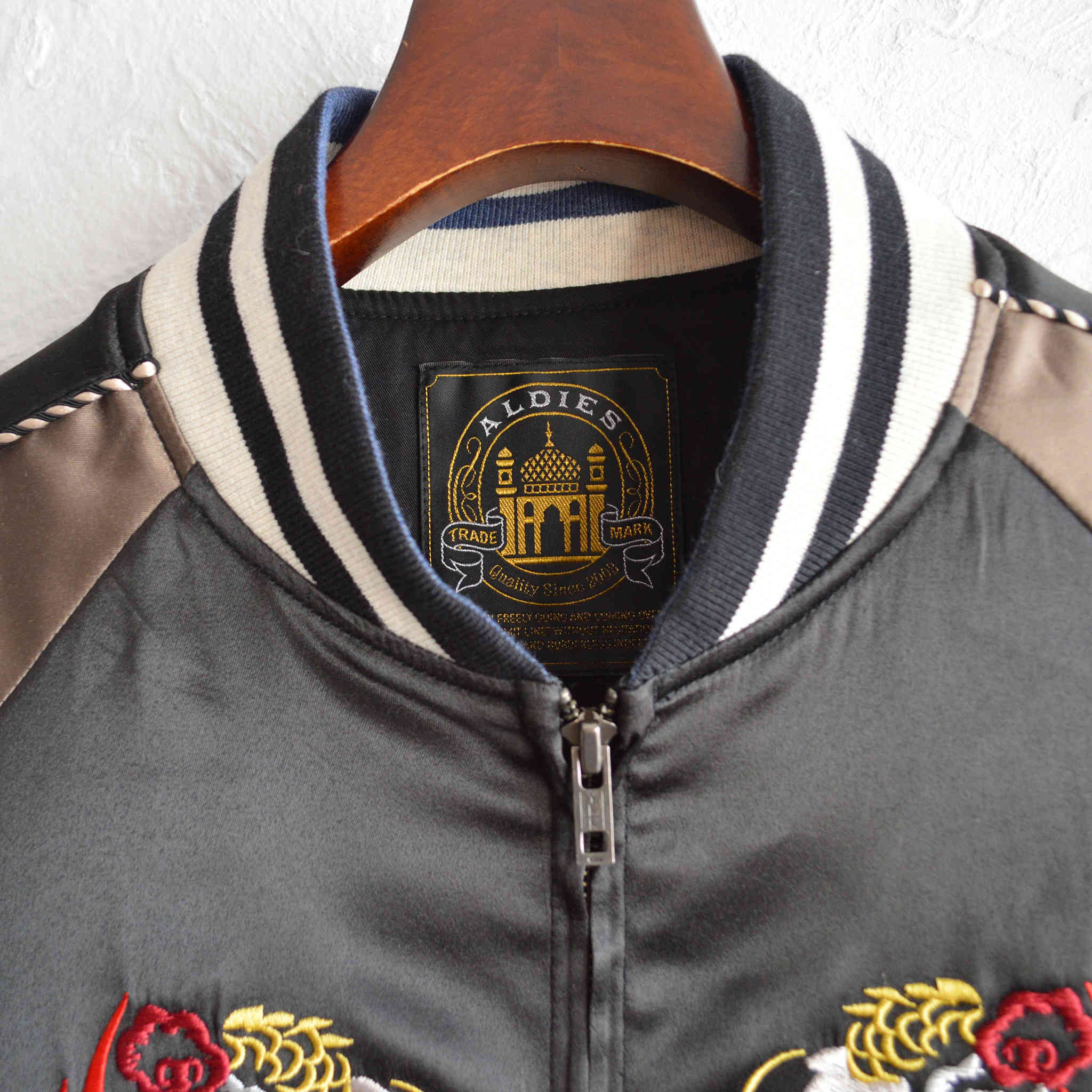 ALDIES アールディーズ / Souvenir Jacket スーベニアジャケット (BLACK ブラック)