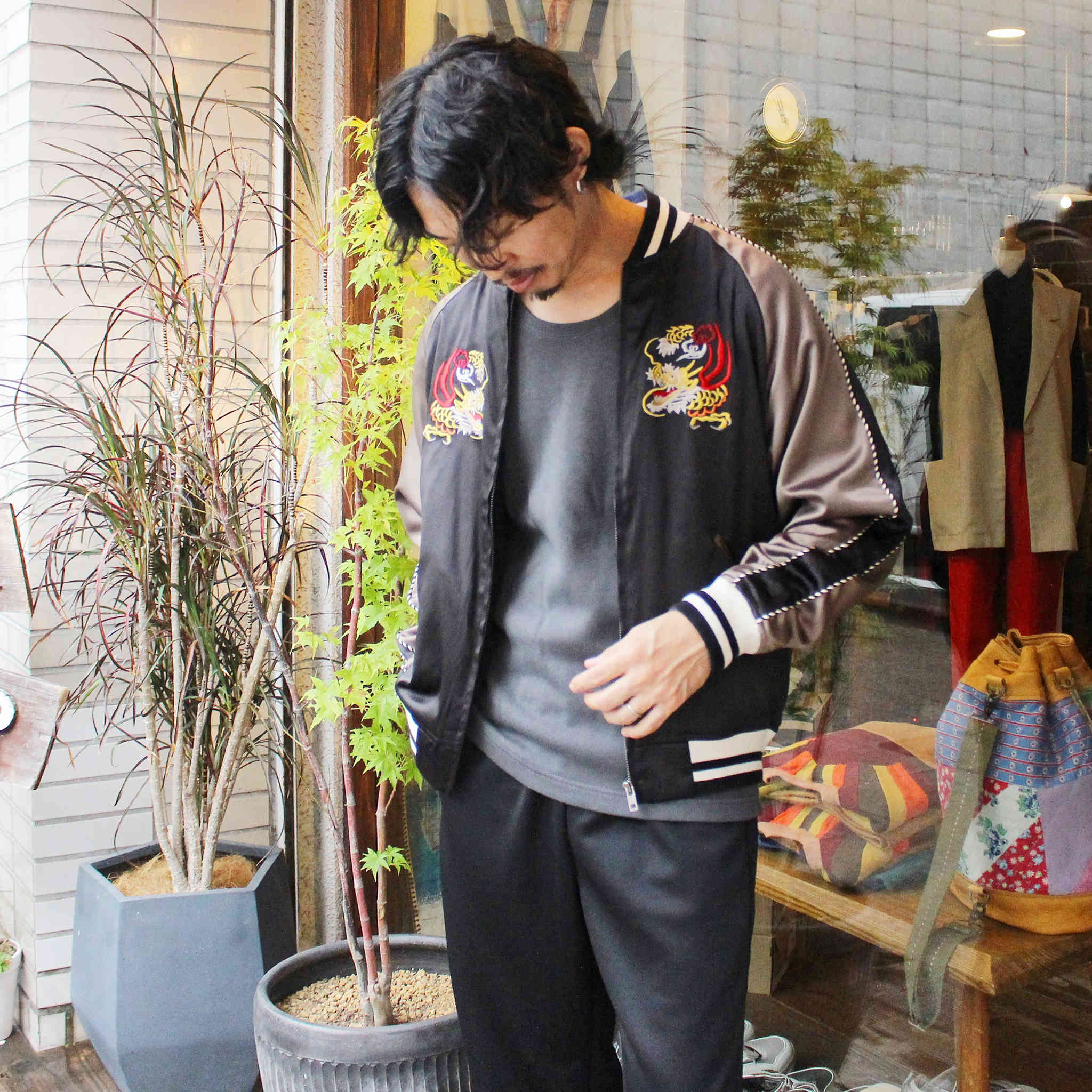 ALDIES アールディーズ / Souvenir Jacket スーベニアジャケット (BLACK ブラック)