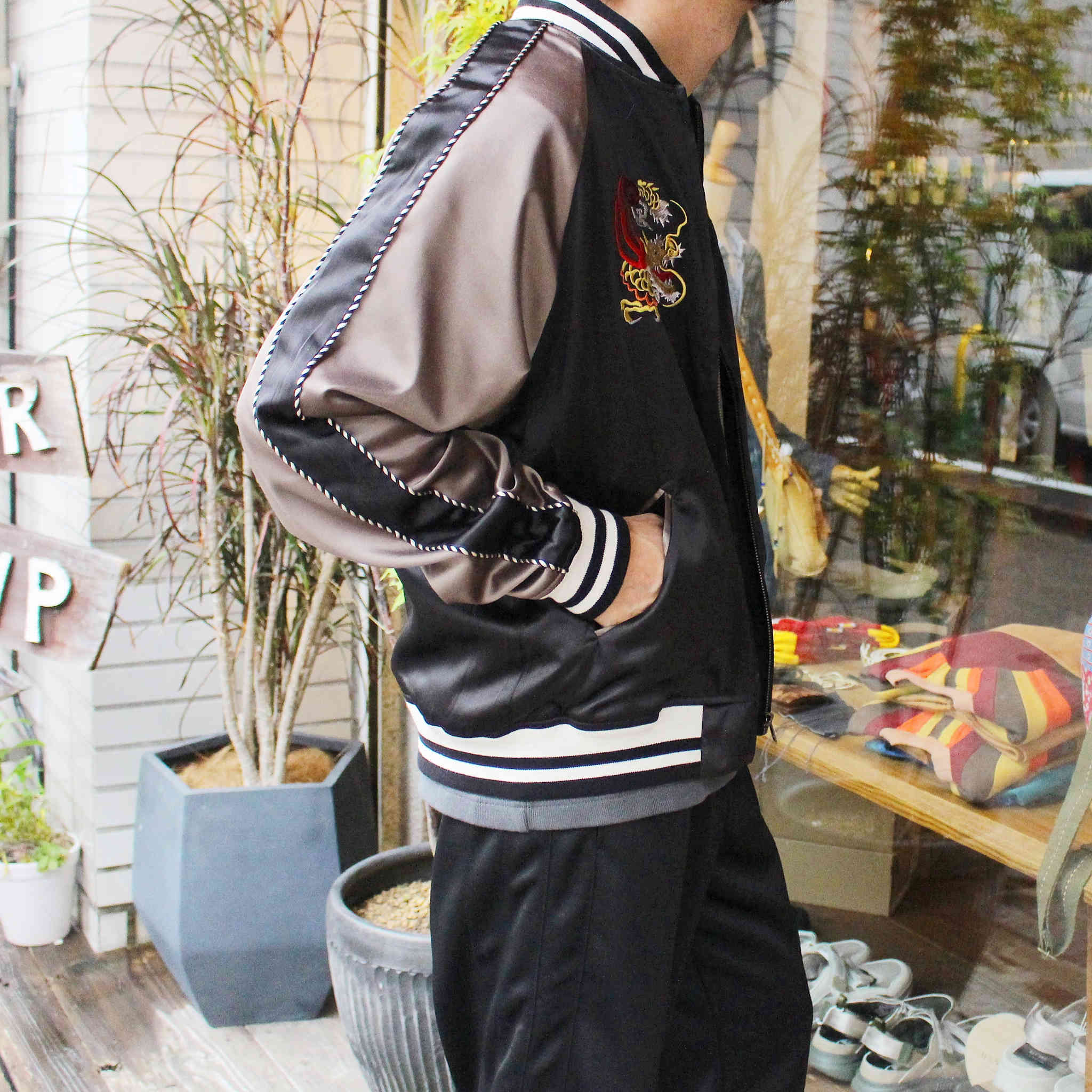 ALDIES アールディーズ / Souvenir Jacket スーベニアジャケット (BLACK ブラック)