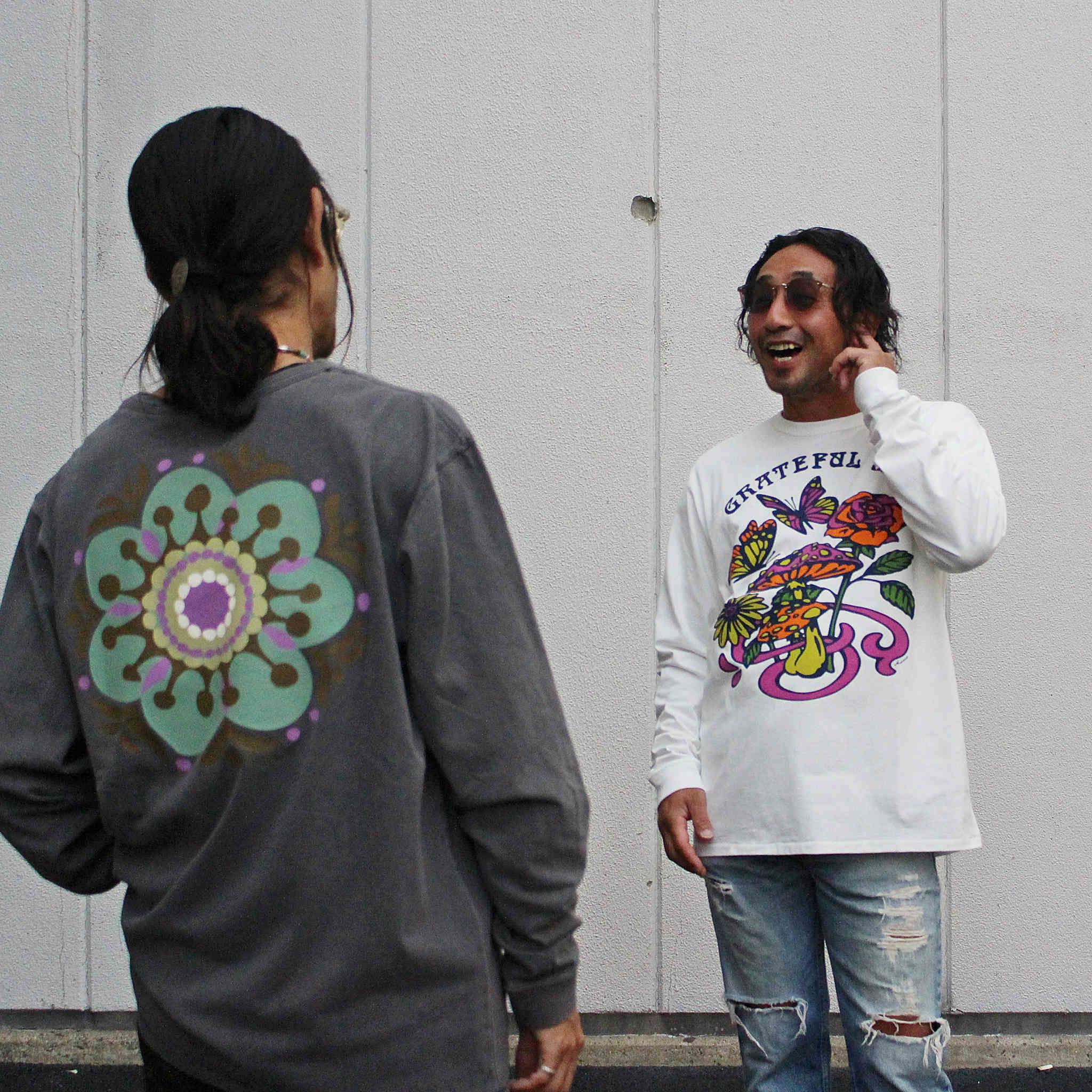 HAVE A GRATEFUL DAY ハブアグレイトフルデイ / L/S T-SHIRT -HOPE ロングスリーブティーシャツホープ (BLACK ブラック)