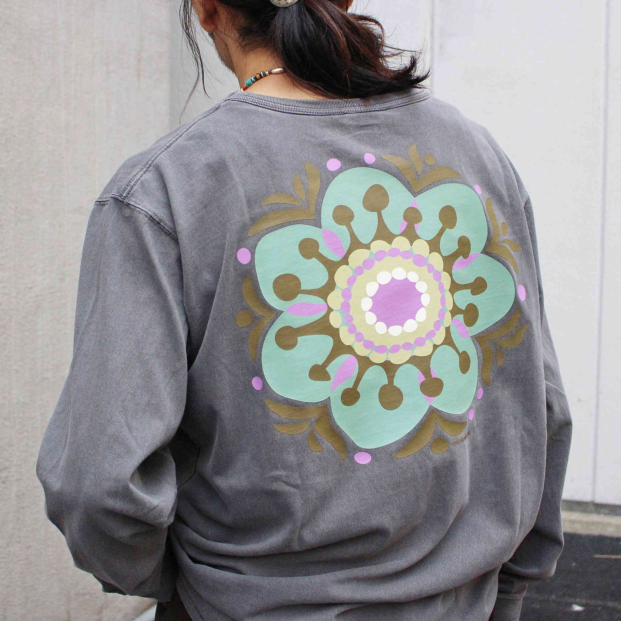 HAVE A GRATEFUL DAY ハブアグレイトフルデイ / L/S T-SHIRT -HOPE ロングスリーブティーシャツホープ (BLACK ブラック)