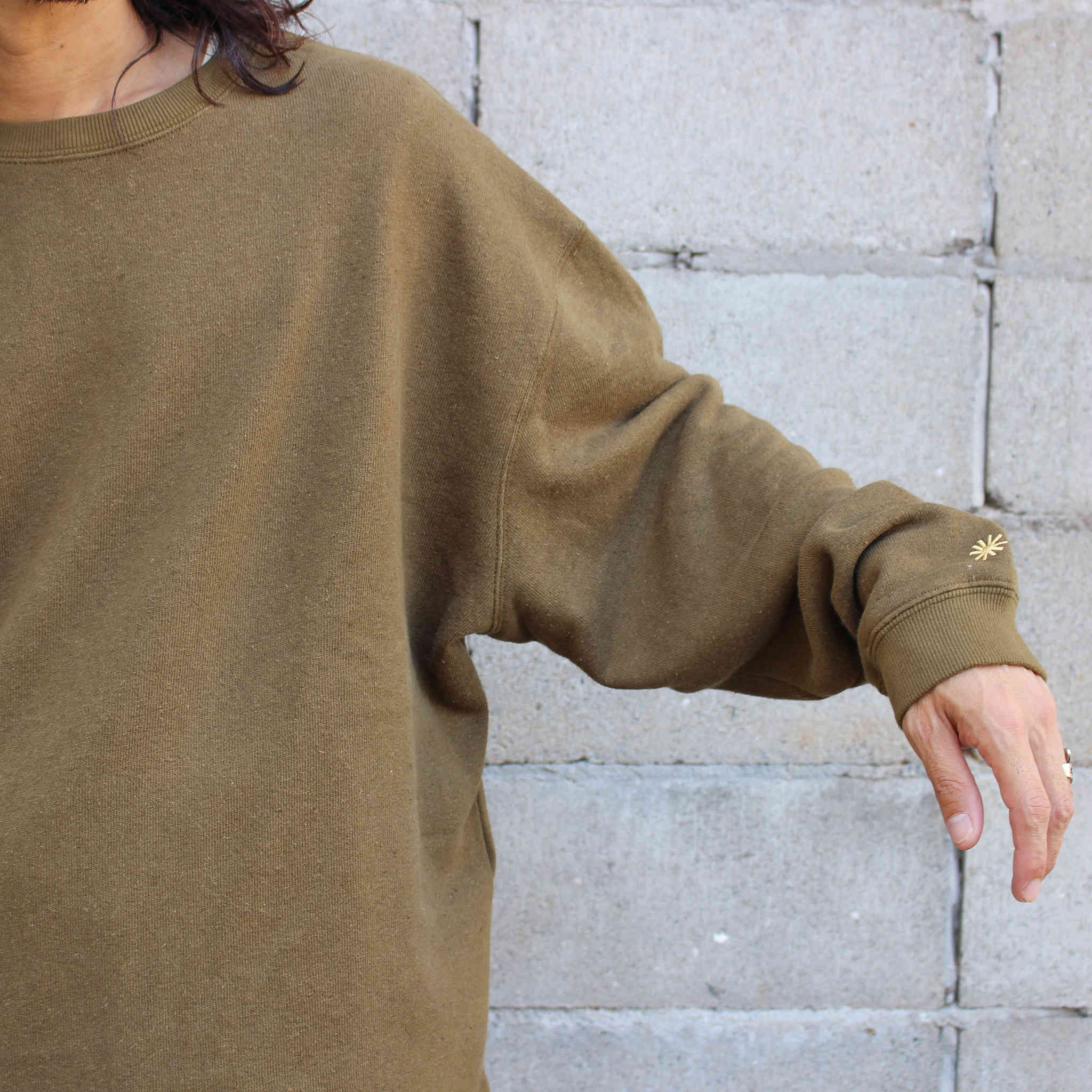 GOHEMP ゴーヘンプ / HEMP BIG CREW ヘンプビッグクルー (DRIED HERB GREEN ドライドハーブグリーン)