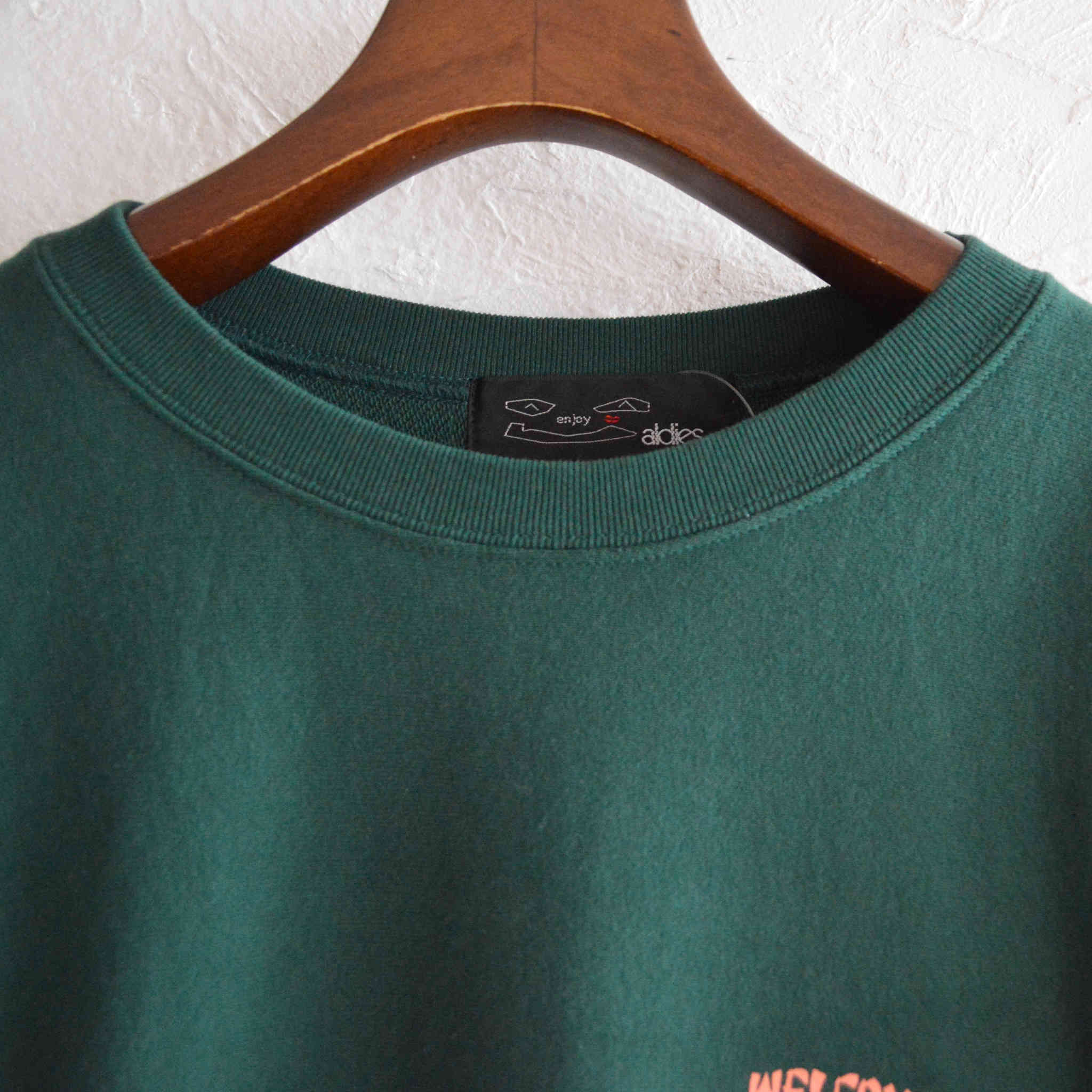 ALDIES アールディーズ / Welcome Sweat ウェルカムスウェット (GREEN グリーン)