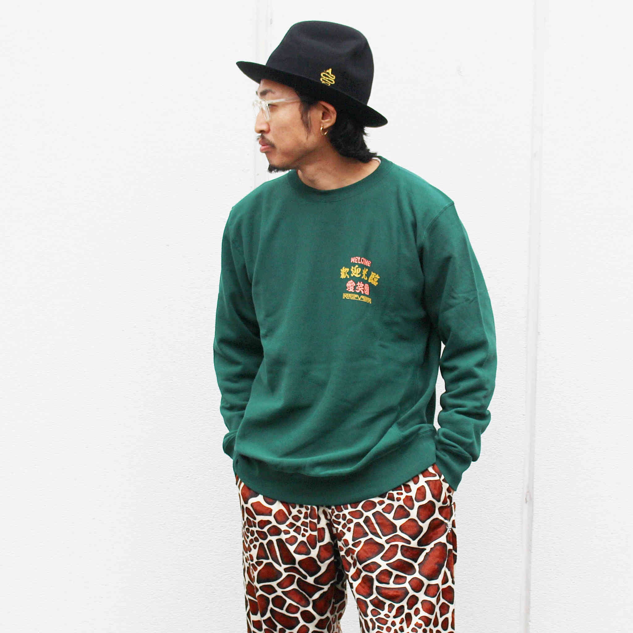 ALDIES アールディーズ / Welcome Sweat ウェルカムスウェット (GREEN グリーン)