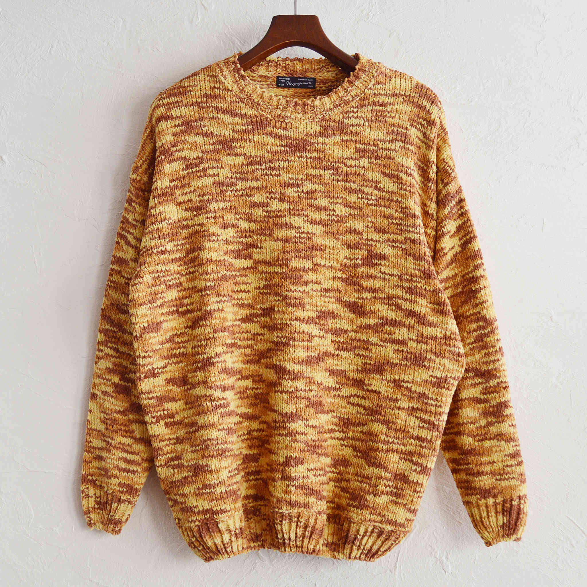 Nasngwam. ナスングワム / DECEIVE KNIT ディシーブニット (YELLOW イエロー)