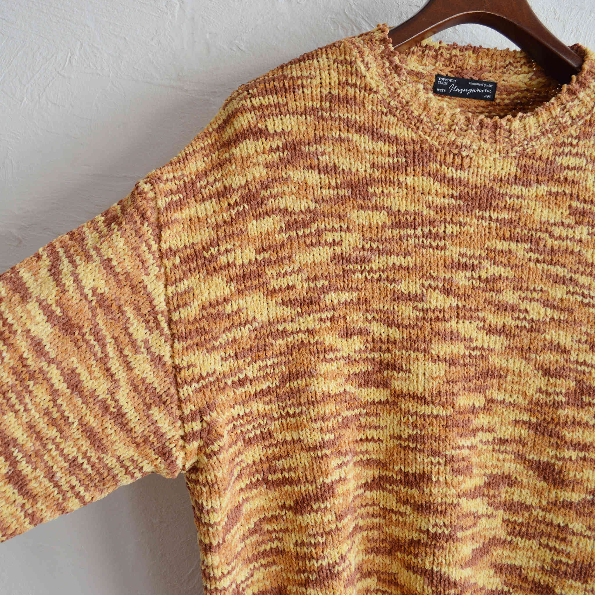 Nasngwam. ナスングワム / DECEIVE KNIT ディシーブニット (YELLOW イエロー)