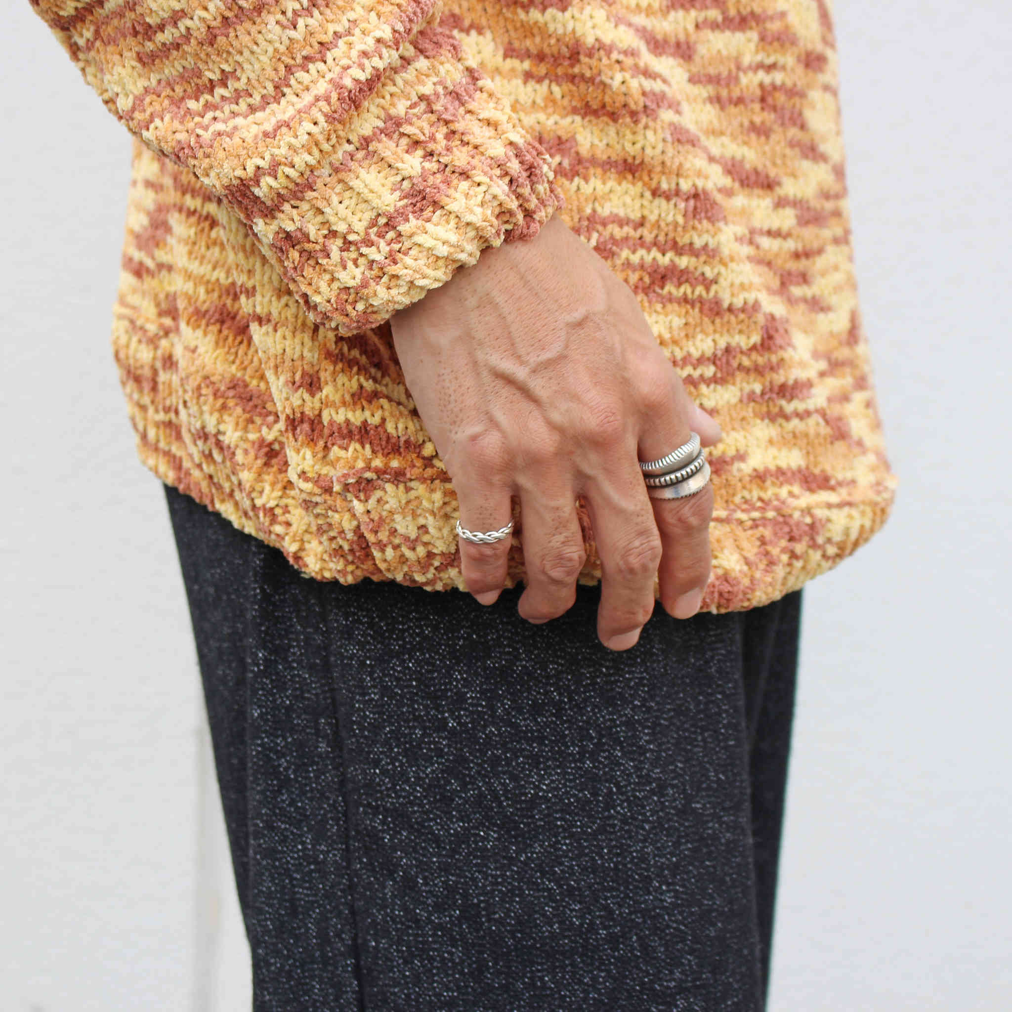 Nasngwam. ナスングワム / DECEIVE KNIT ディシーブニット (YELLOW イエロー)