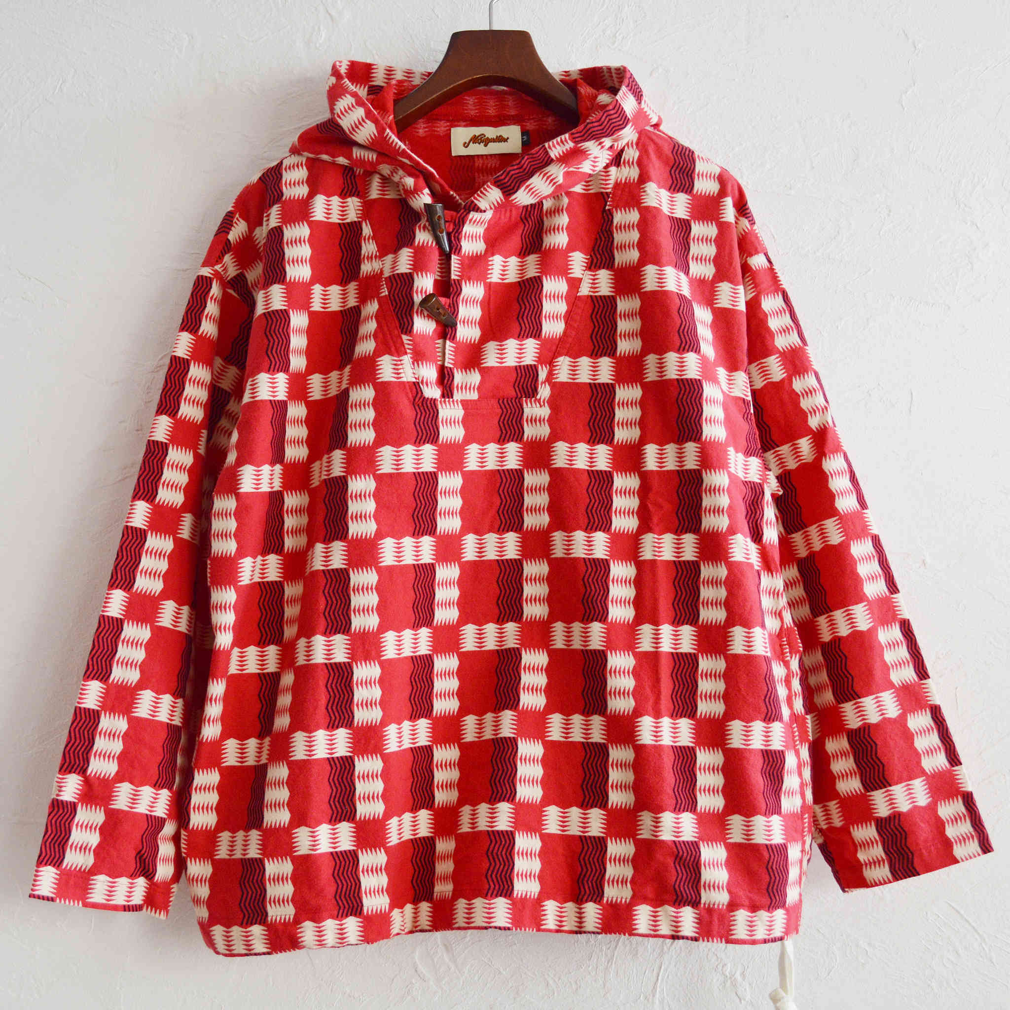 Nasngwam. ナスングワム / TRIVAL PARKA トライバルパーカー (RED レッド)