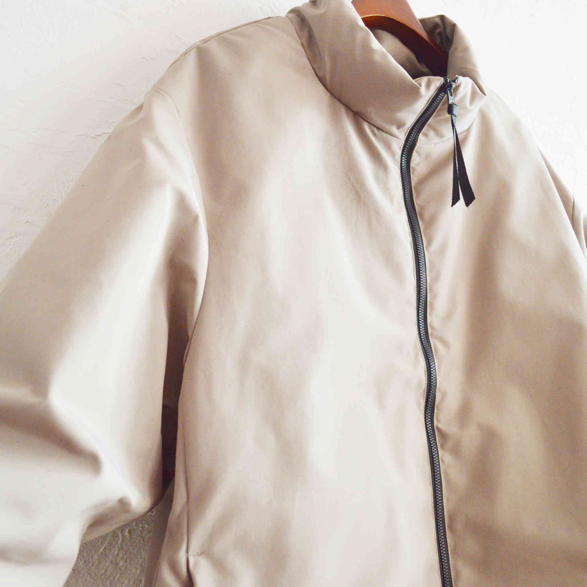 LAMOND ラモンド / WEATHER CLOTH DOWN BLOUSON ウェザークロスダウンブルゾン (GREIGE グレージュ)