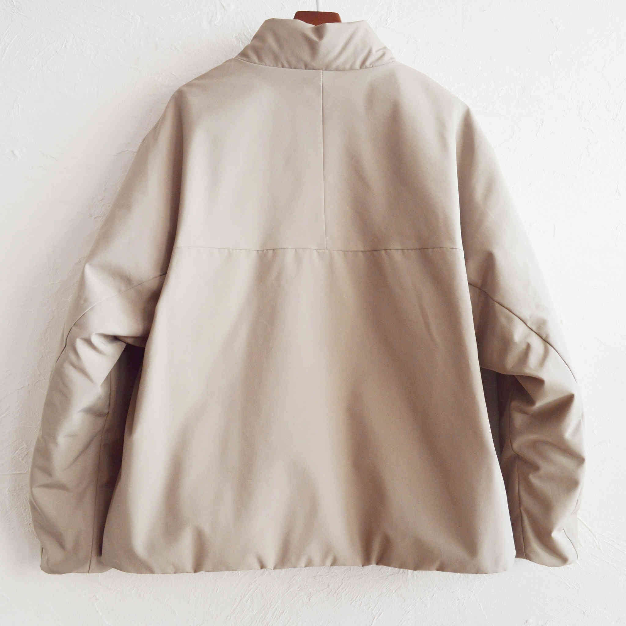 LAMOND ラモンド / WEATHER CLOTH DOWN BLOUSON ウェザークロスダウンブルゾン (GREIGE グレージュ)