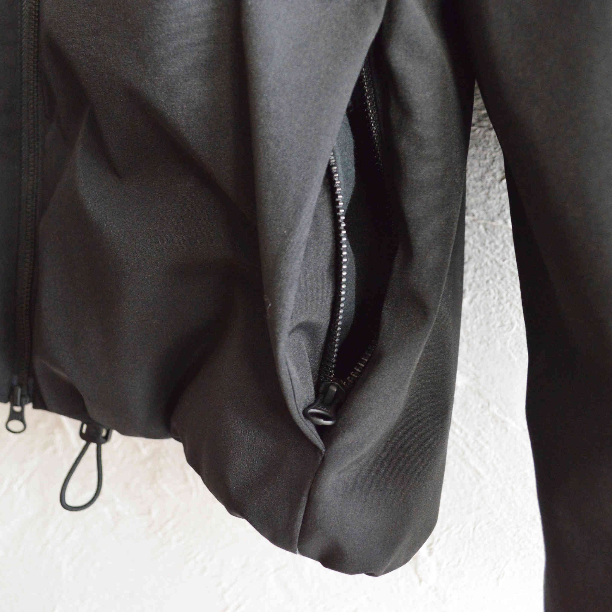 LAMOND ラモンド / WEATHER CLOTH DOWN BLOUSON ウェザークロスダウンブルゾン (BLACK ブラック)