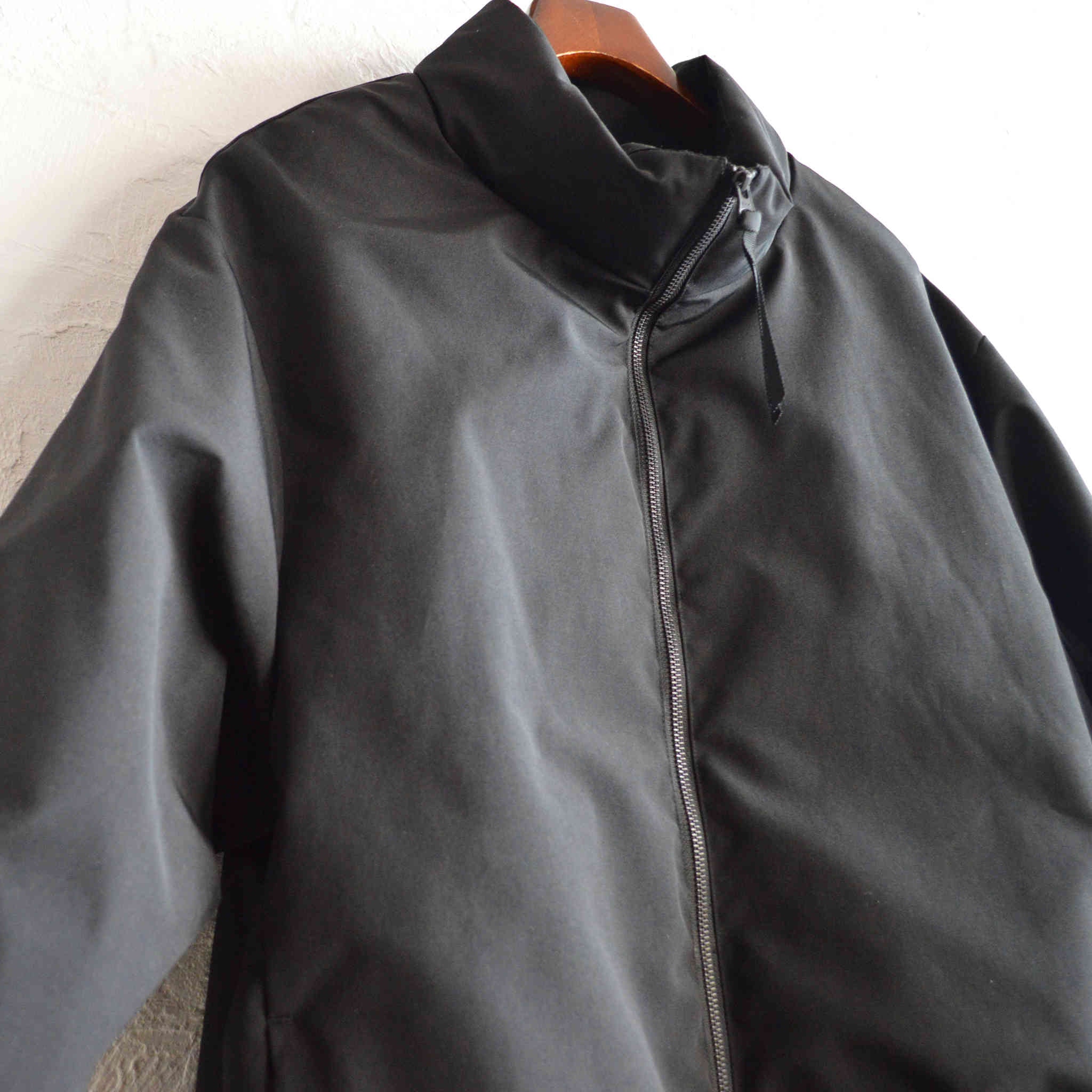 LAMOND ラモンド / WEATHER CLOTH DOWN BLOUSON ウェザークロスダウンブルゾン (BLACK ブラック)