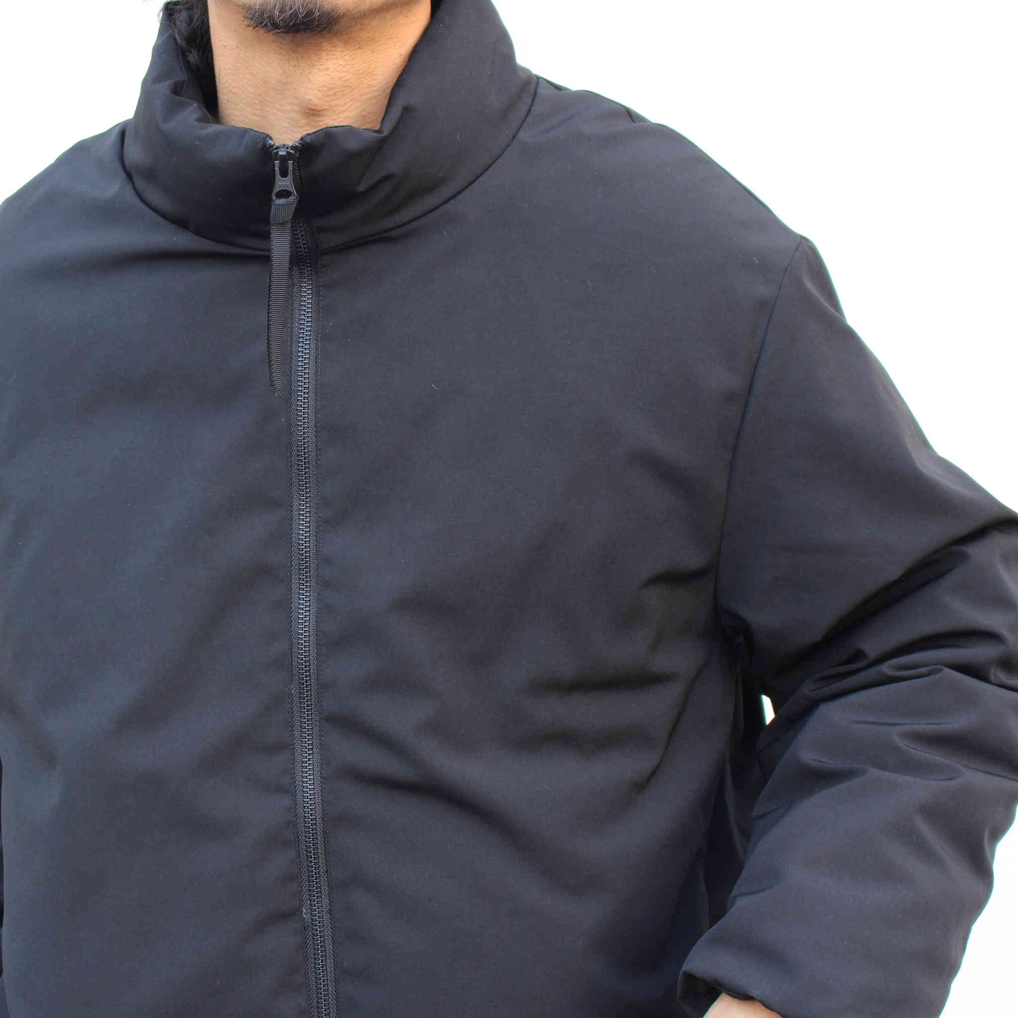 LAMOND ラモンド / WEATHER CLOTH DOWN BLOUSON ウェザークロスダウンブルゾン (BLACK ブラック)