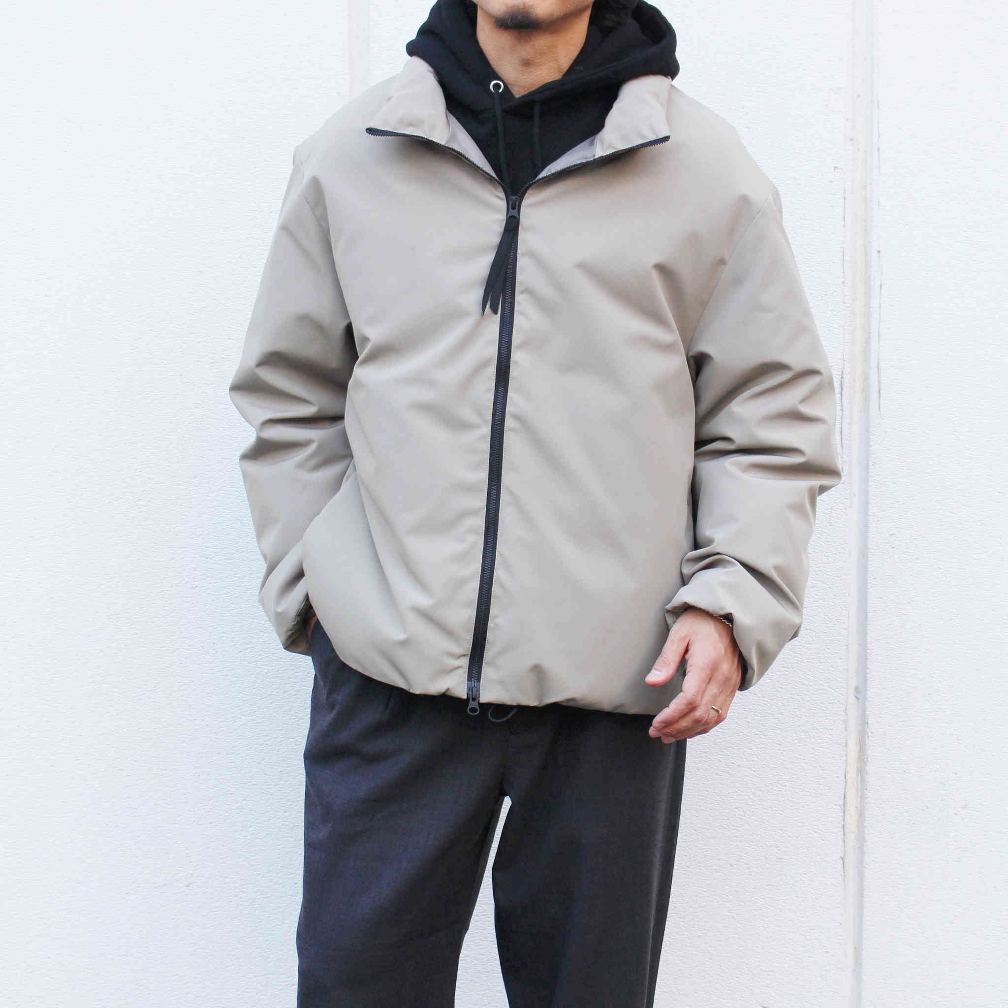 LAMOND ラモンド / WEATHER CLOTH DOWN BLOUSON ウェザークロスダウンブルゾン (GREIGE グレージュ)