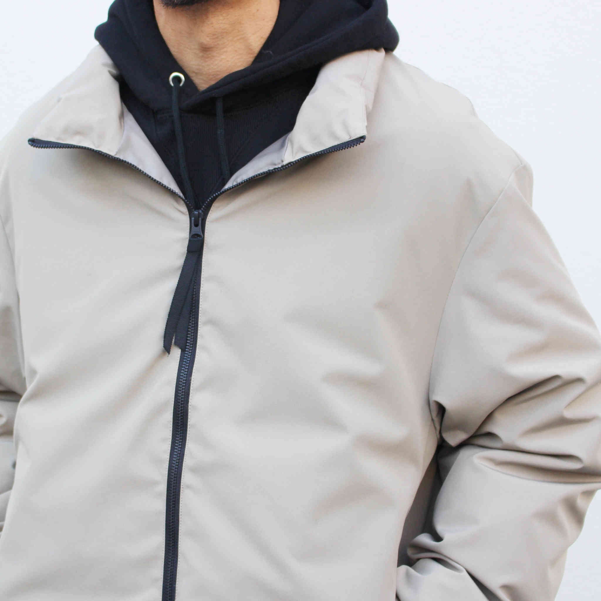 LAMOND ラモンド / WEATHER CLOTH DOWN BLOUSON ウェザークロスダウンブルゾン (GREIGE グレージュ)