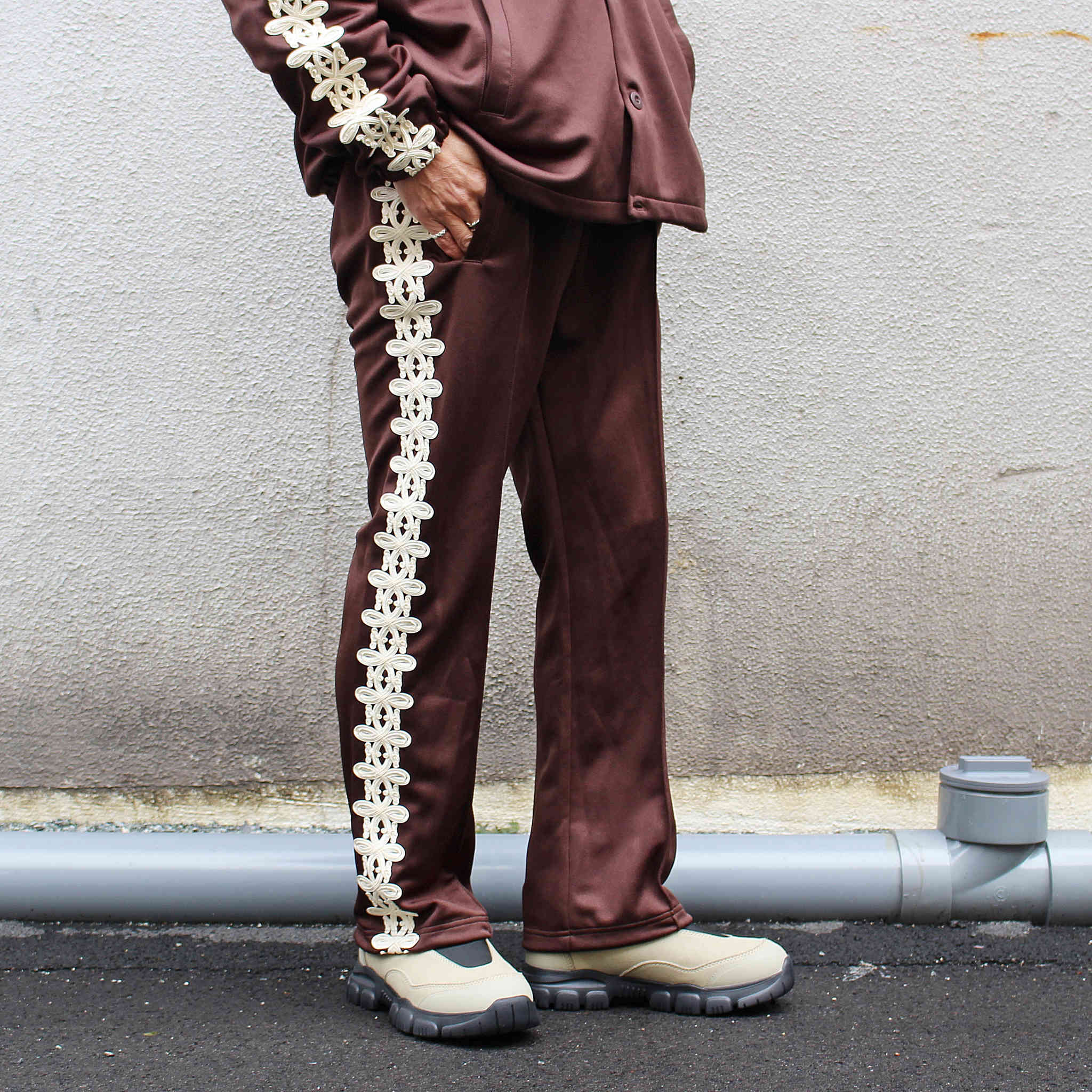 Nasngwam. ナスングワム / KINGSTON PANTS キングストンパンツ (BROWN ブラウン)