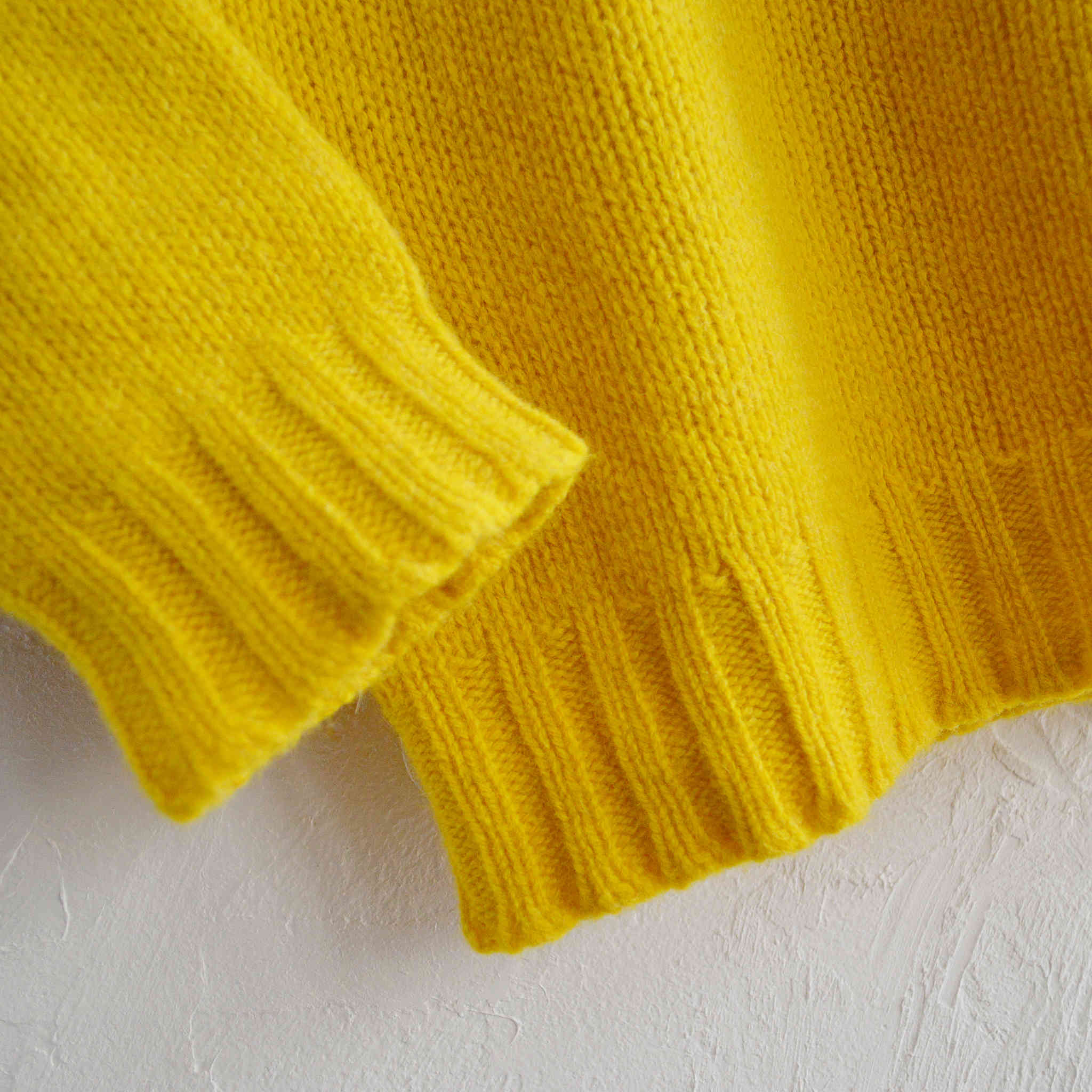 NOR’EASTERLY ノア イースターリー / 2PLY RAGLAN CREW クルーネックニット (GORSE FLOWER)