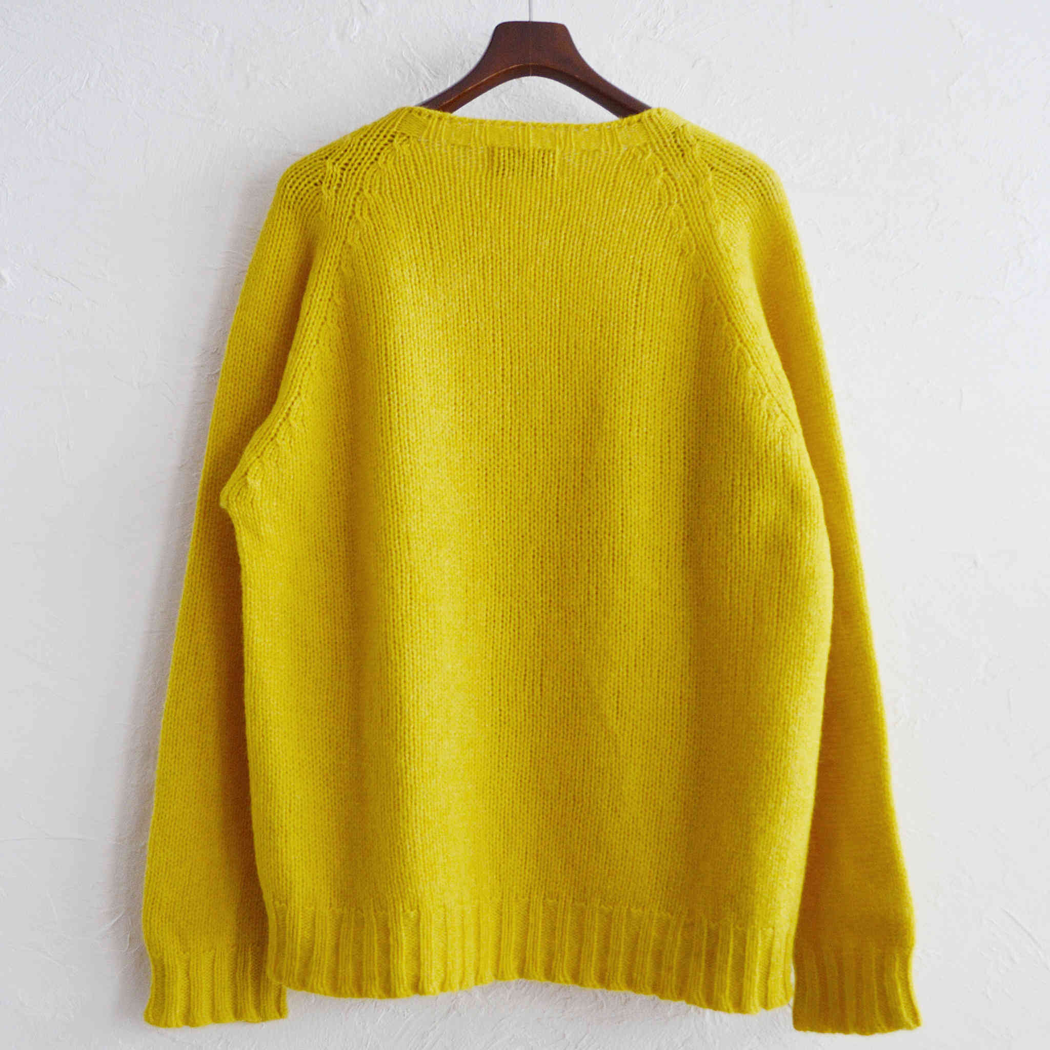 NOR’EASTERLY ノア イースターリー / 2PLY RAGLAN CREW クルーネックニット (GORSE FLOWER)