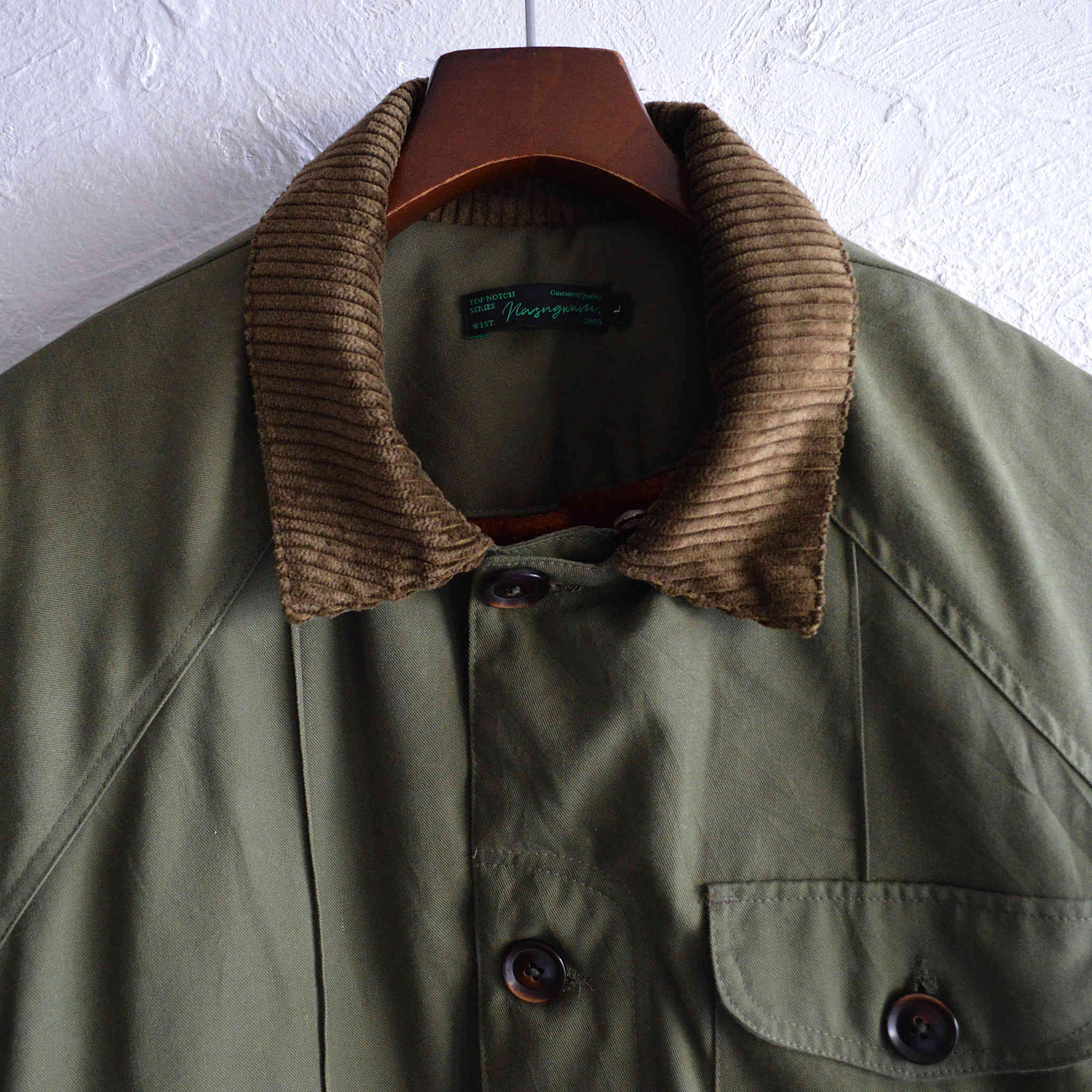 Nasngwam. ナスングワム / HUNCHBACK JACKET ハンチバックジャケット Lsize (OLIVE オリーブ)