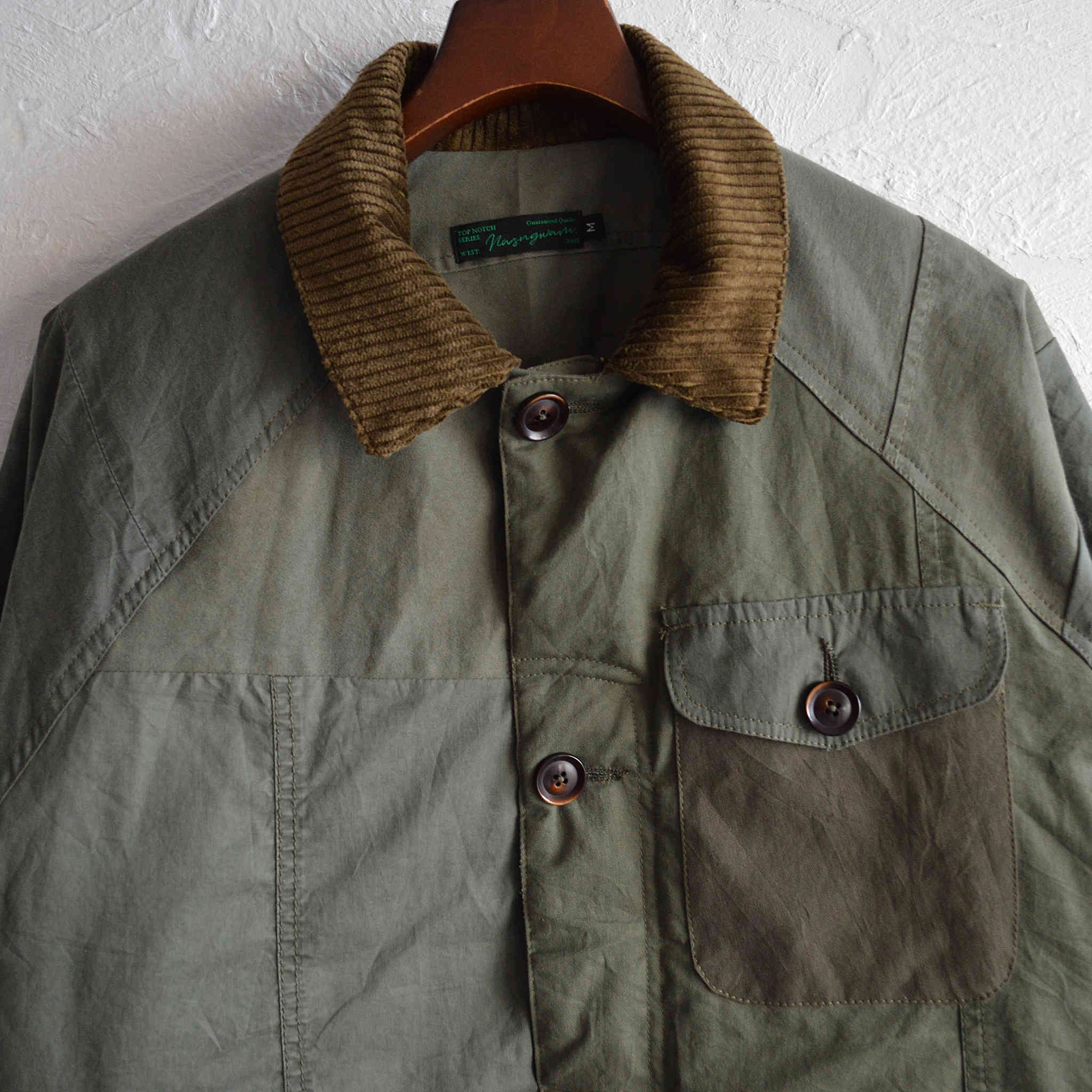 Nasngwam. ナスングワム / HUNCHBACK JACKET ハンチバックジャケット Msize (OLIVE オリーブ)