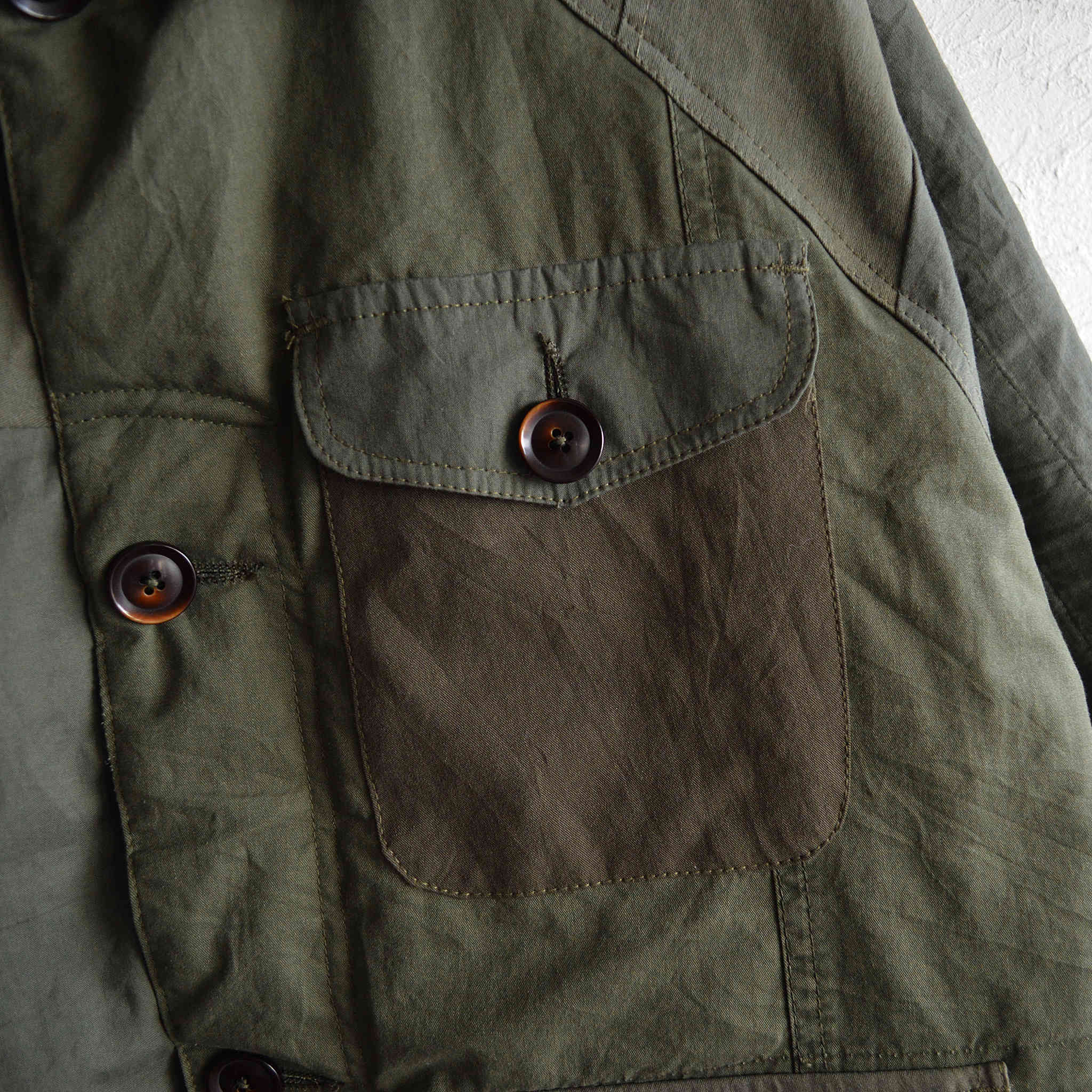 Nasngwam. ナスングワム / HUNCHBACK JACKET ハンチバックジャケット Msize (OLIVE オリーブ)