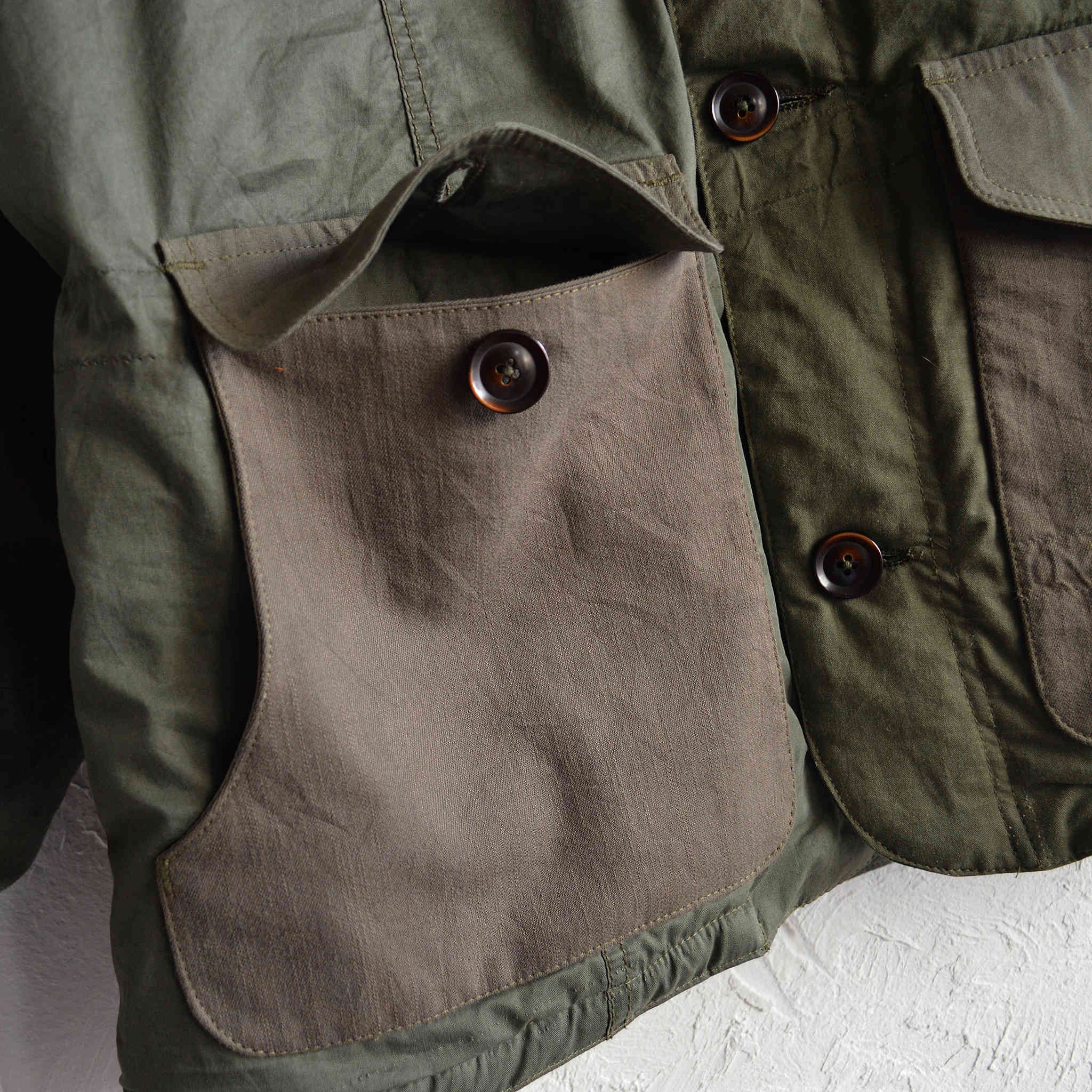 Nasngwam. ナスングワム / HUNCHBACK JACKET ハンチバックジャケット Msize (OLIVE オリーブ)