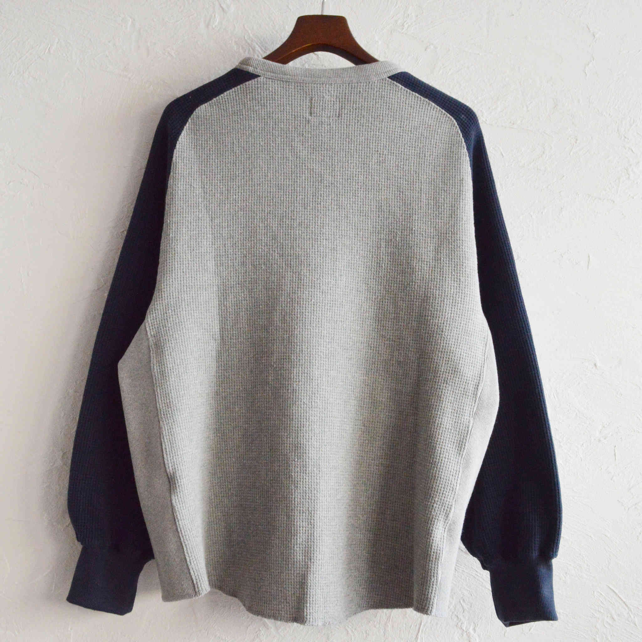IMPRESTORE インプレストア / Sully | Freedom thermal longsleeved t フリーダムサーマルロングスリーブT (GRAY×NAVY グレーネイビー)