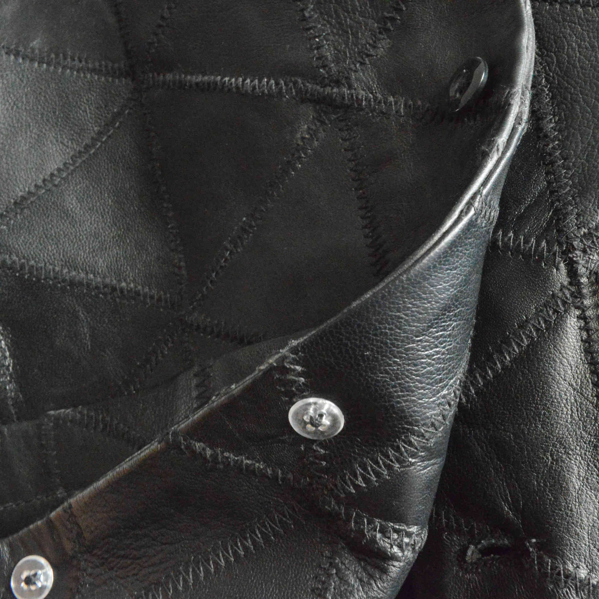 Nasngwam. ナスングワム / WAILERS LEATHER JACKET ウェイラーズレザージャケット (BLACK ブラック)