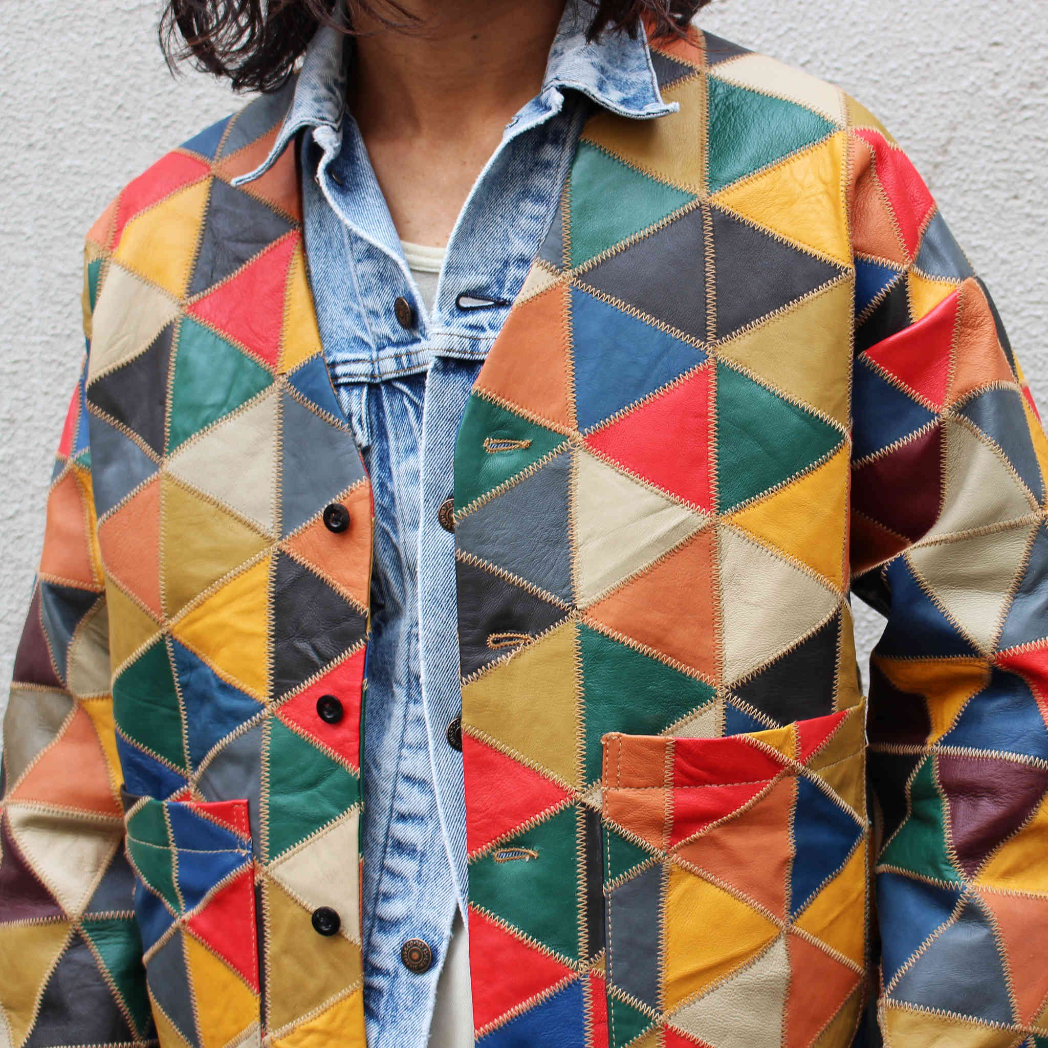 Nasngwam. ナスングワム / WAILERS LEATHER JACKET ウェイラーズレザージャケット (MULTI マルチ)