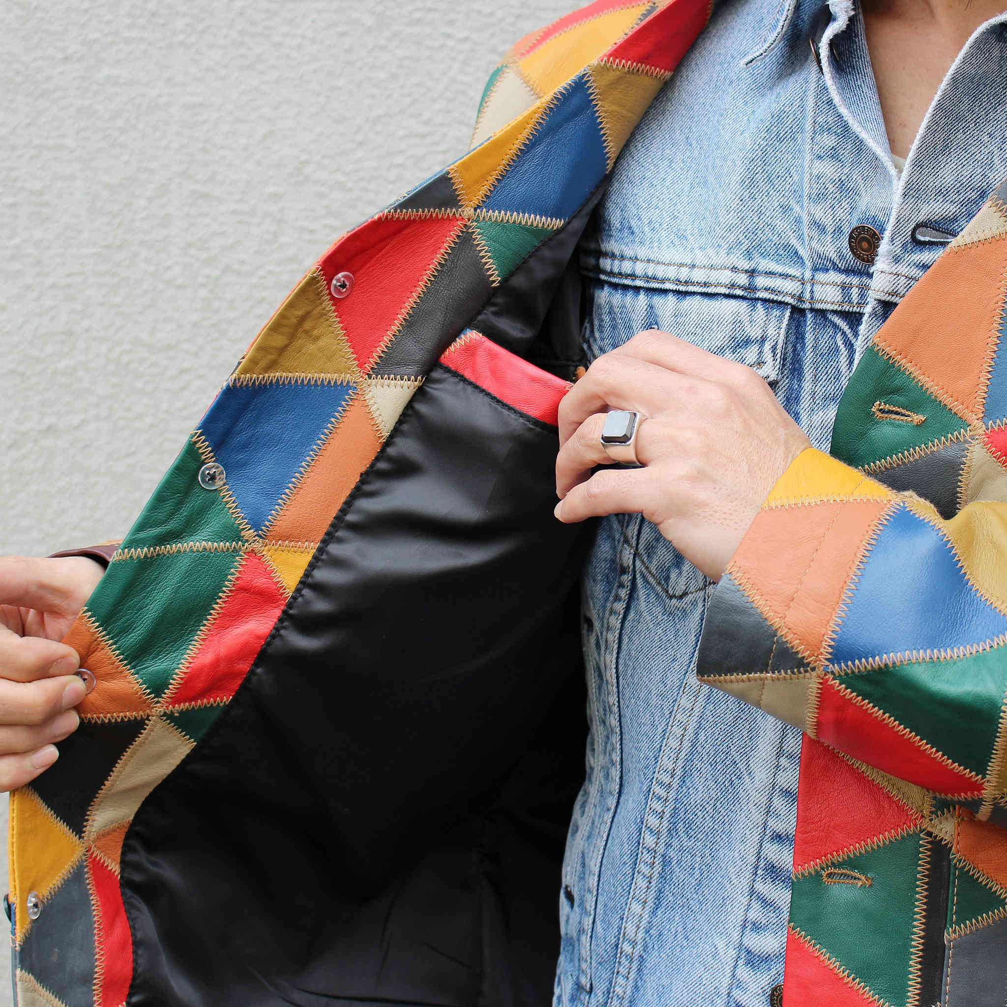 Nasngwam. ナスングワム / WAILERS LEATHER JACKET ウェイラーズレザージャケット (MULTI マルチ)