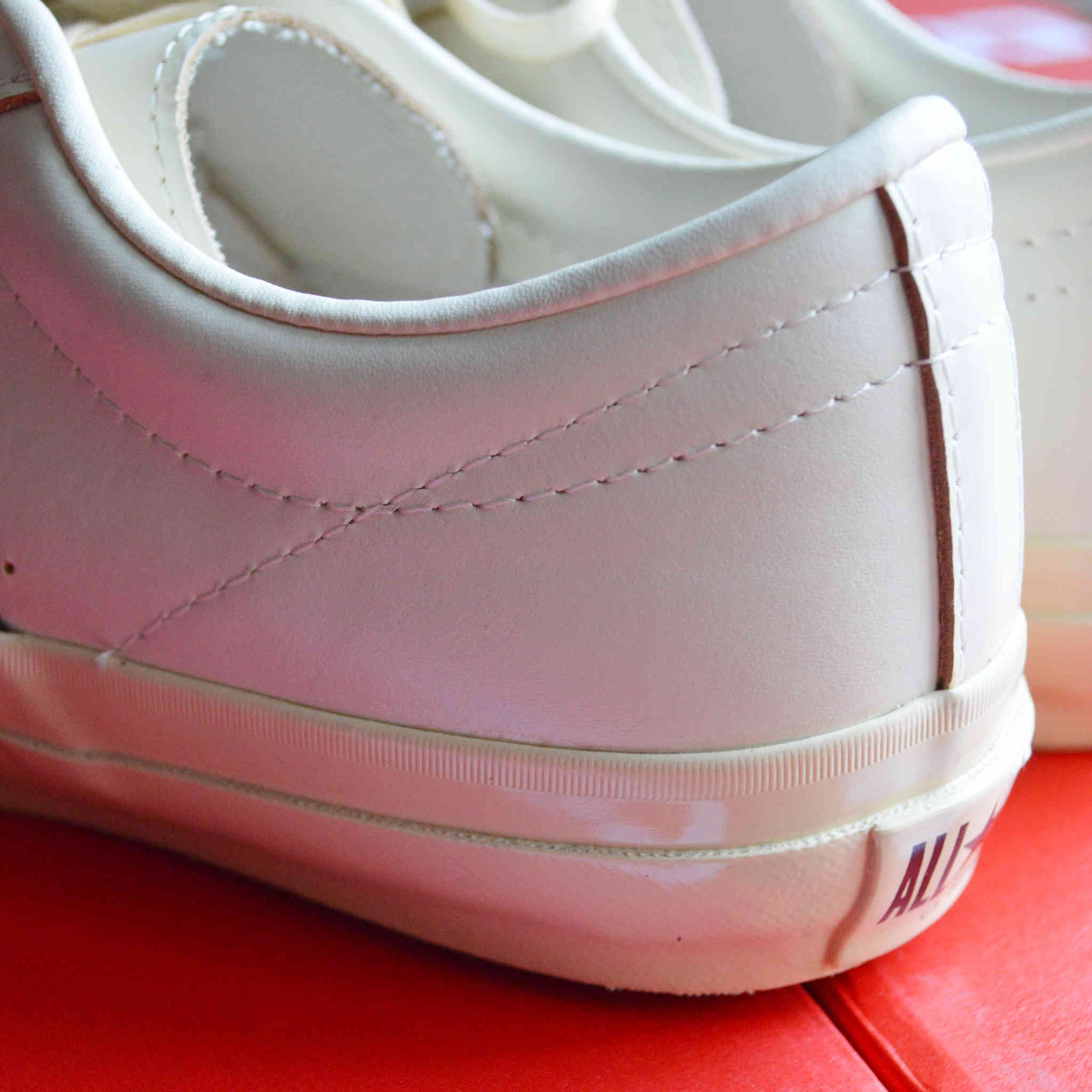 CONVERSE コンバース / STAR&BARS US LEATHER スターアンドバーズユーエスレザー (WHITE / BLACK ホワイトブラック)