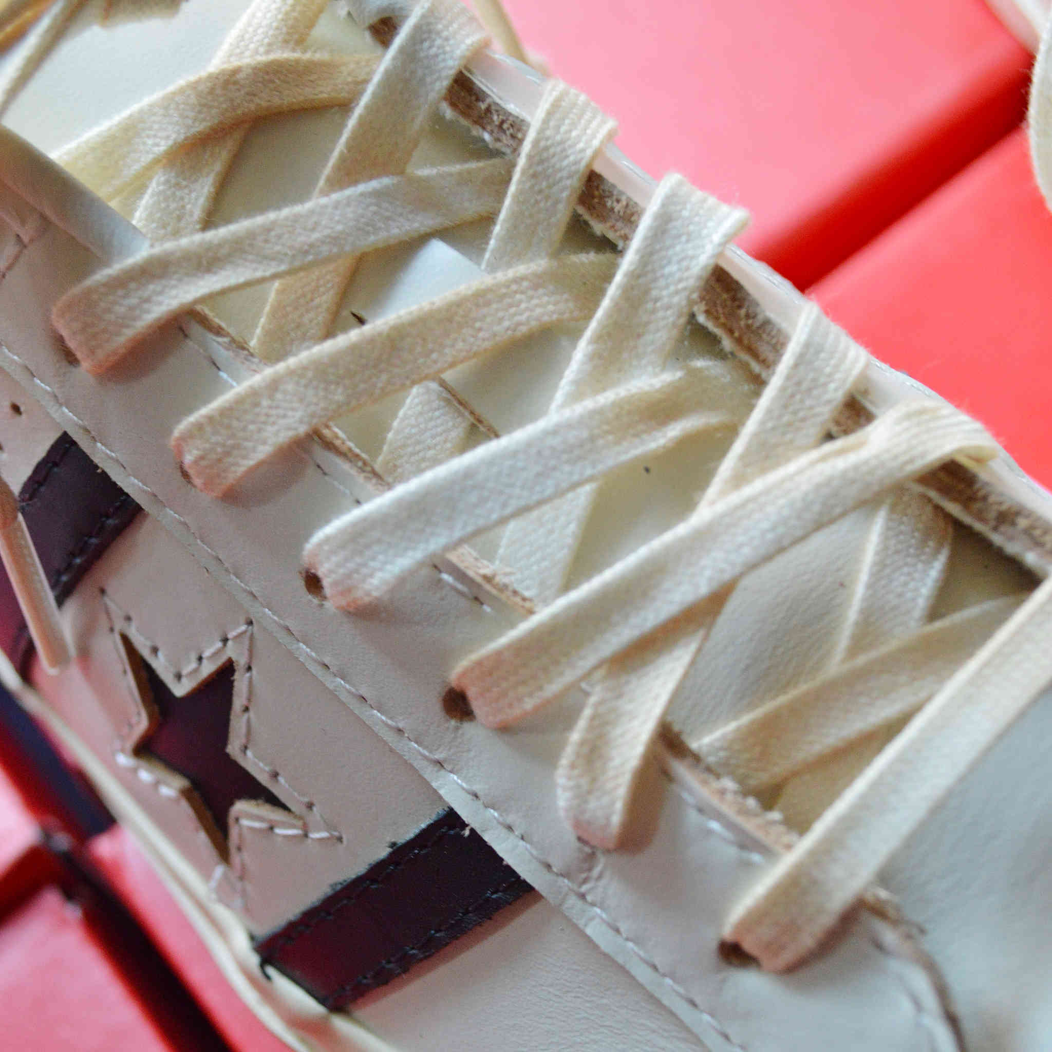 CONVERSE コンバース / STAR&BARS US LEATHER スターアンドバーズユーエスレザー (WHITE / BLACK ホワイトブラック)