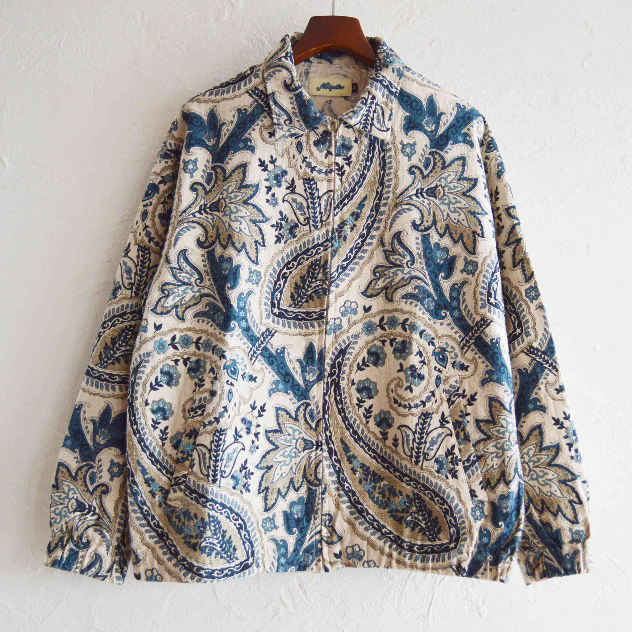 Nasngwam. ナスングワム / DEADSTOCK FABRIC DRIZZLER JACKET デッドストックファブリックドリズラージャケット (NAVY ネイビー)