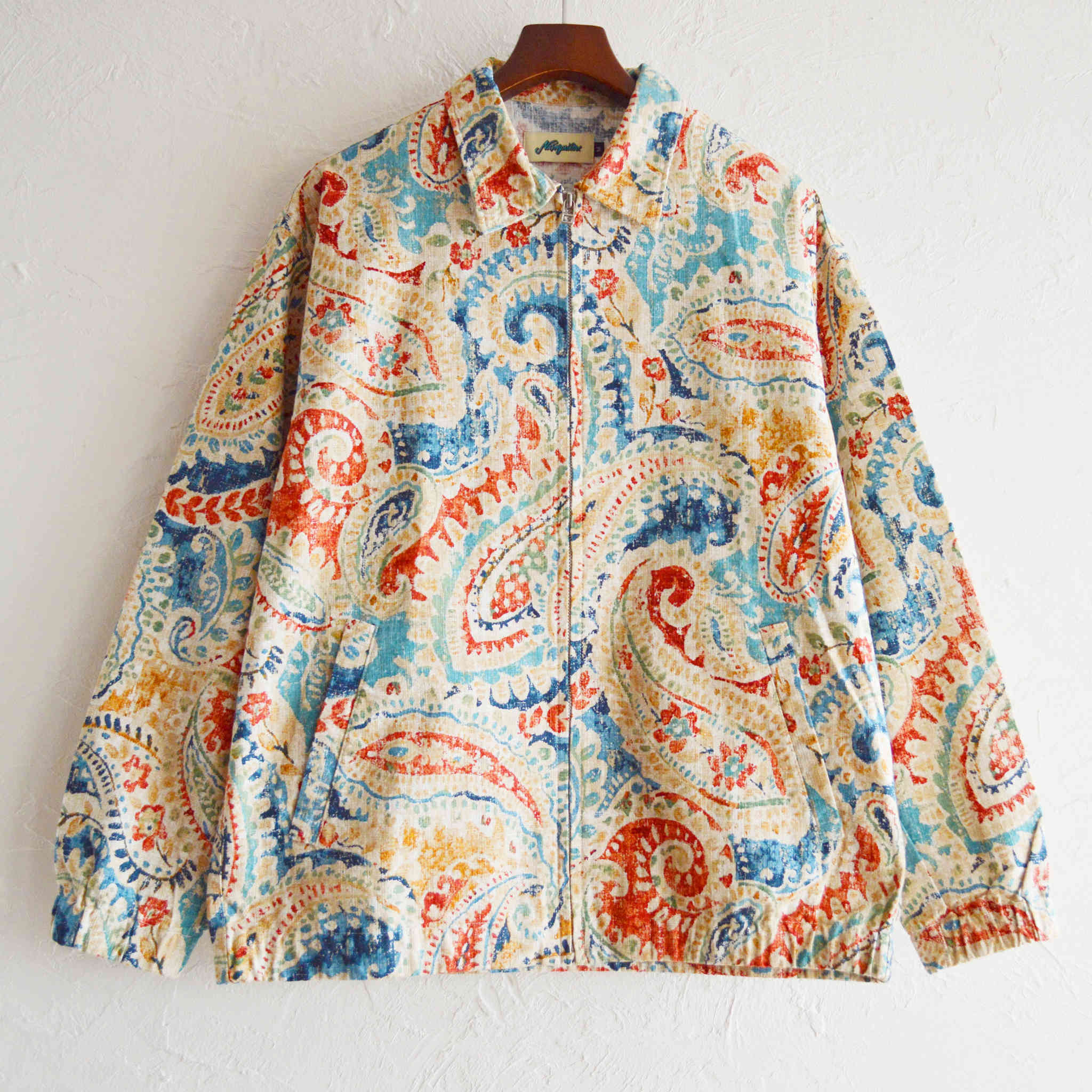 Nasngwam. ナスングワム / DEADSTOCK FABRIC DRIZZLER JACKET デッドストックファブリックドリズラージャケット (MULTI マルチ)